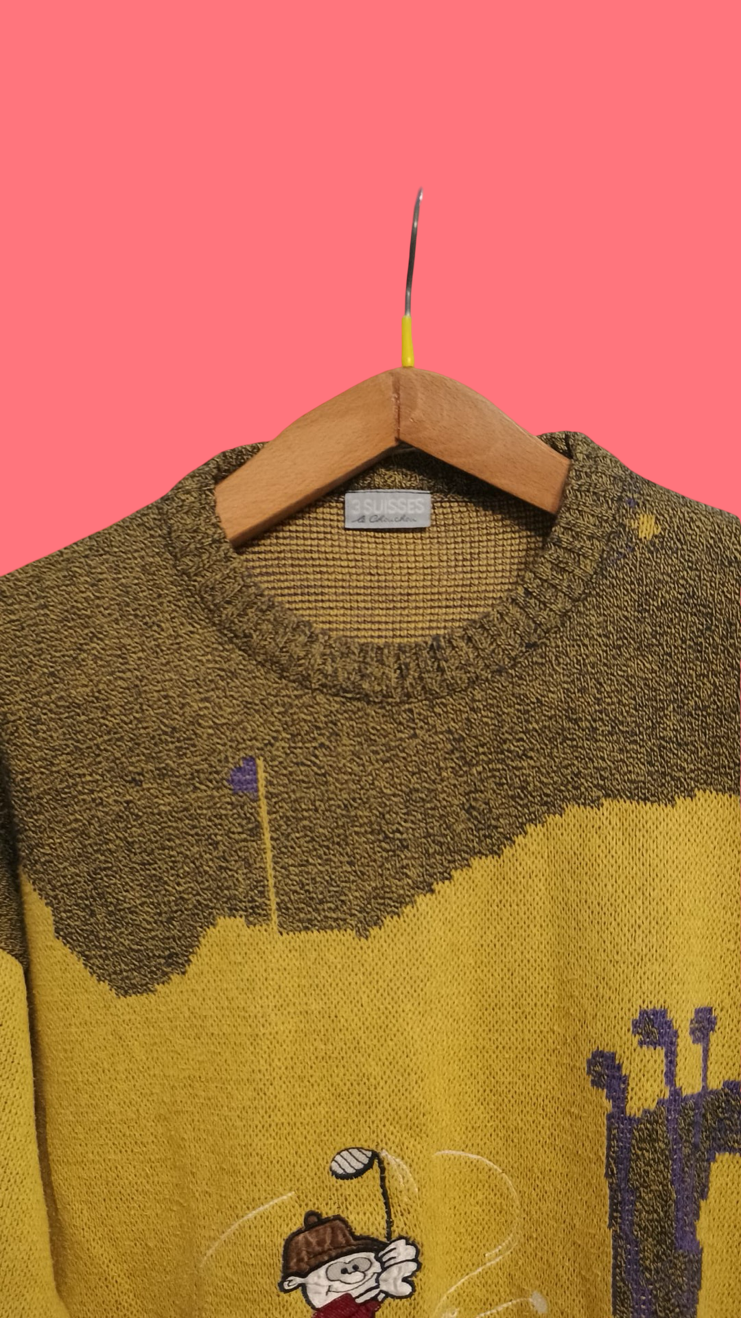 Vintage Multicolor Fantasy 90's Sweater Unisex Size S