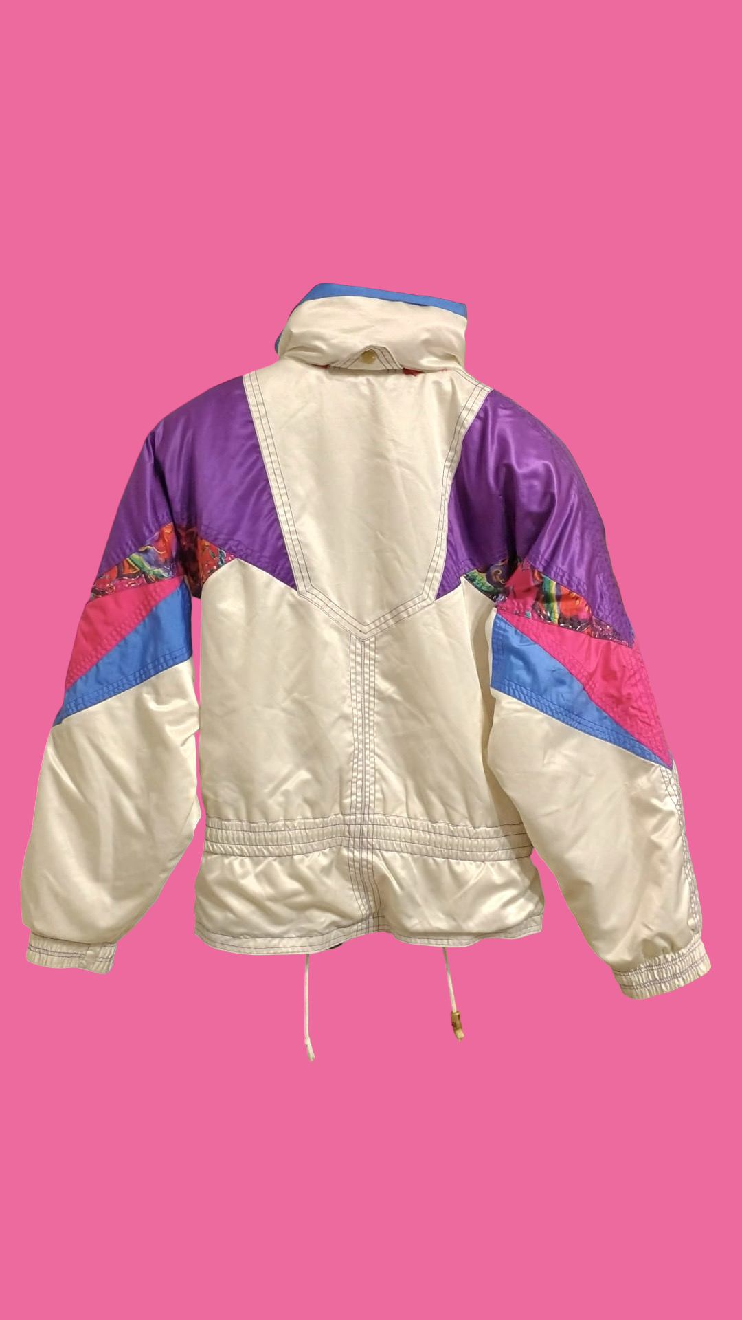 Vintage Multicolor Fantasy 90's Snow Jacket Woman Size L