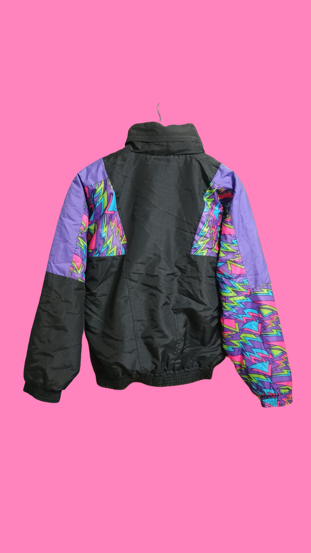 Vintage Multicolor Fantasy 90's Snow Jacket Woman Size L