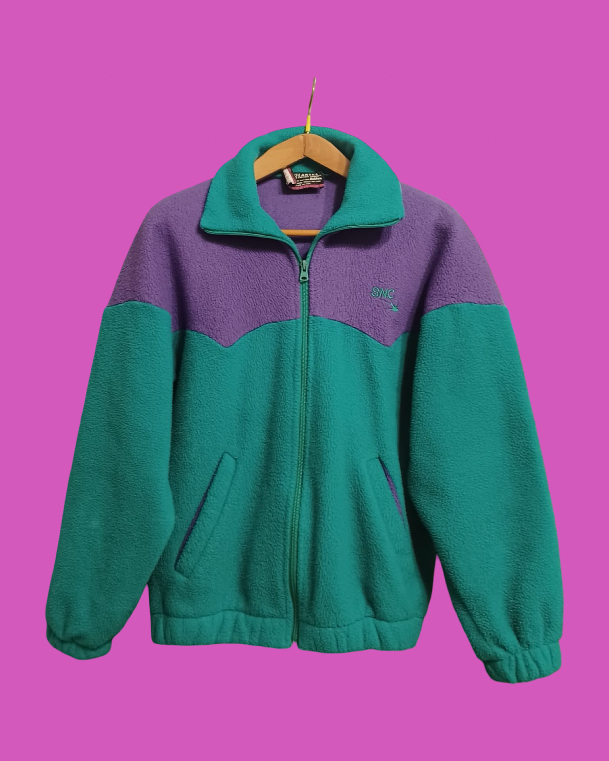 Vintage Multicolor Fantasy 90's Rare Fleece Unisex Size M