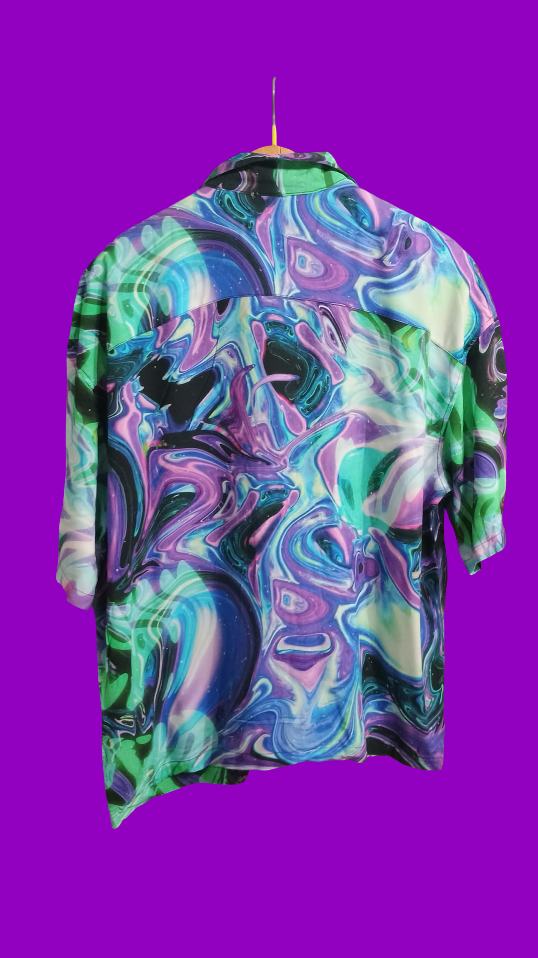 Vintage Style Multicolor Fantasy Shirt Unisex Size L