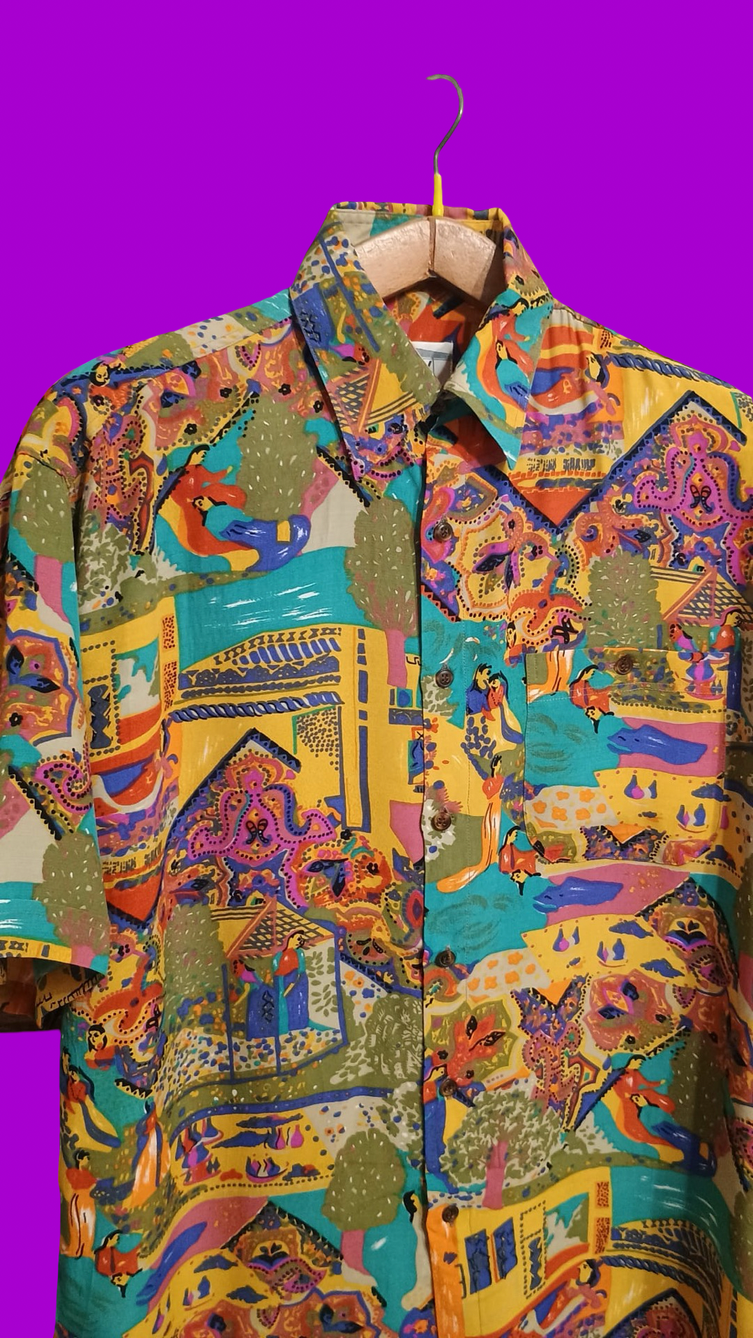 Vintage Multicolor Fantasy 90's Shirt Unisex Size XL