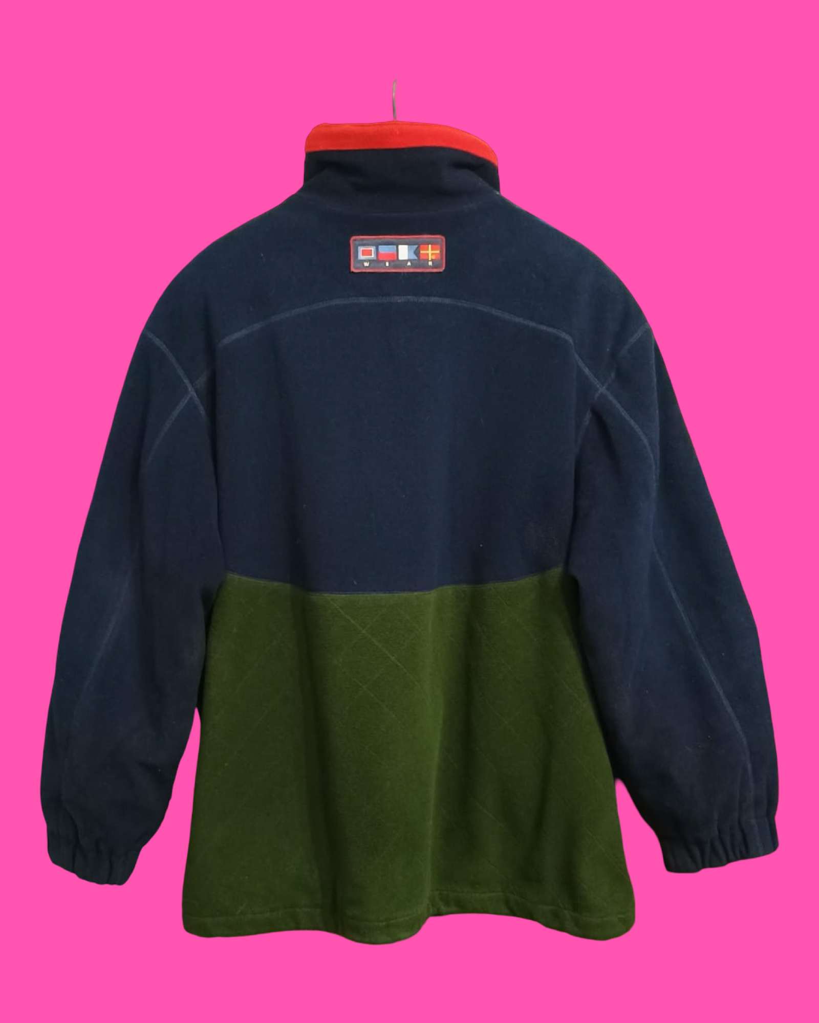 Vintage Multicolor Fantasy 90's Pile Jacket Sweatshirt Unisex Size XL