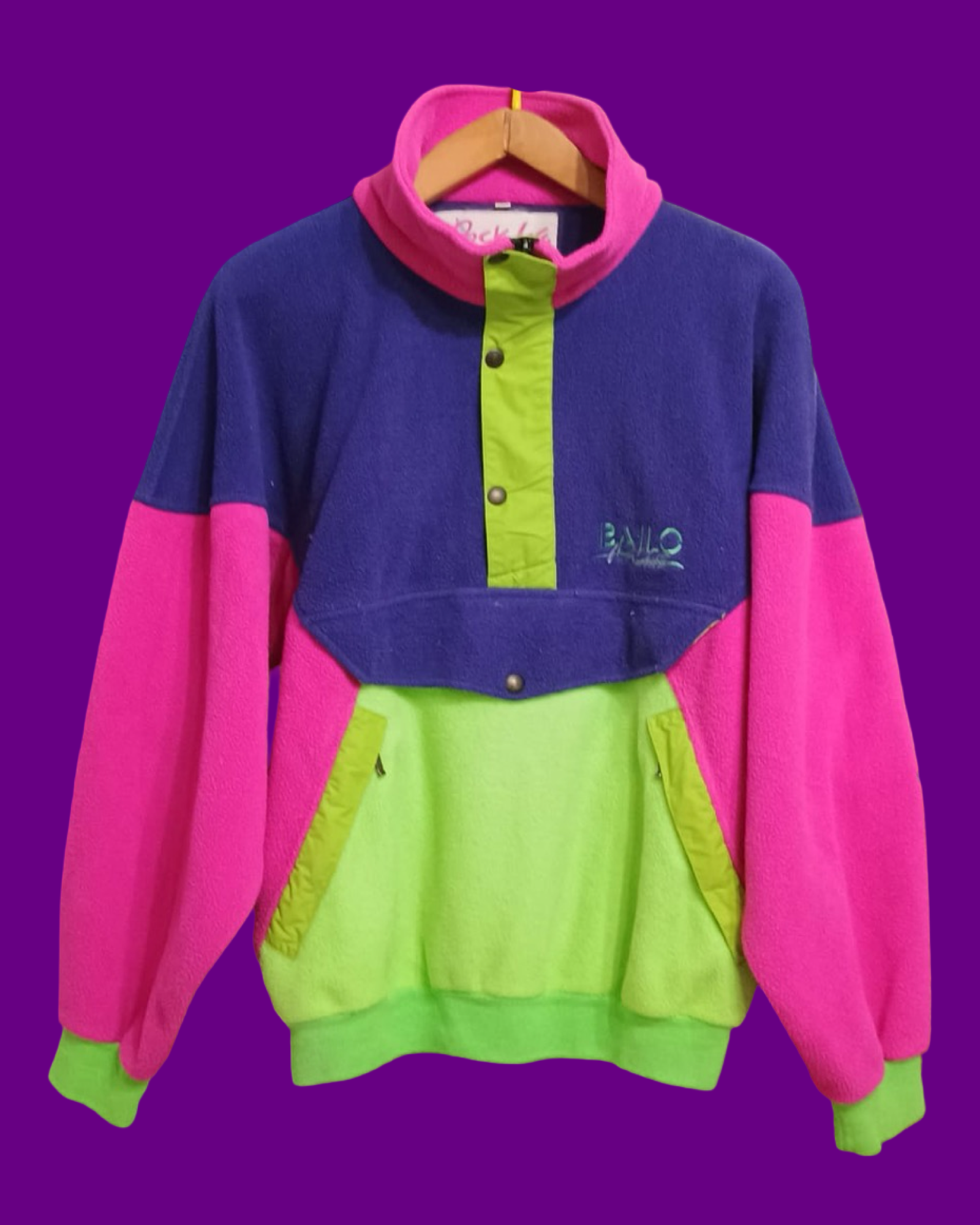 Vintage Multicolor Fantasy 90's Fleece Unisex Size M