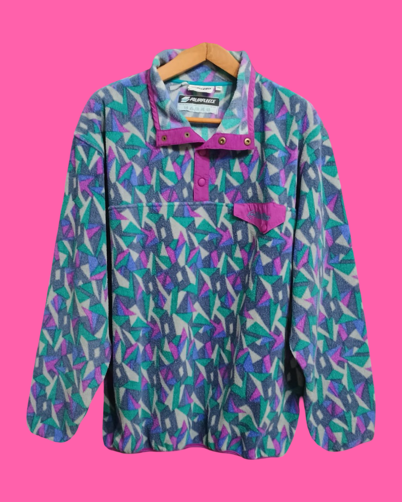 Vintage Multicolor Fantasy 90's Fleece Unisex Size XL