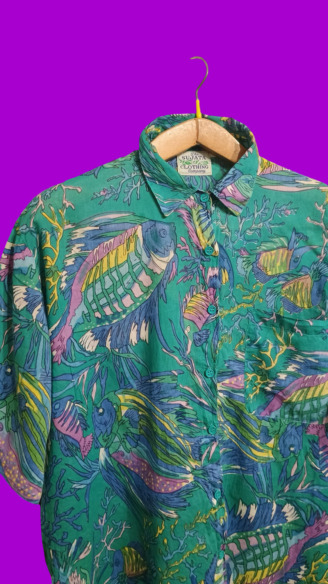 Vintage Multicolor Fantasy 90's Shirt Unisex Size M