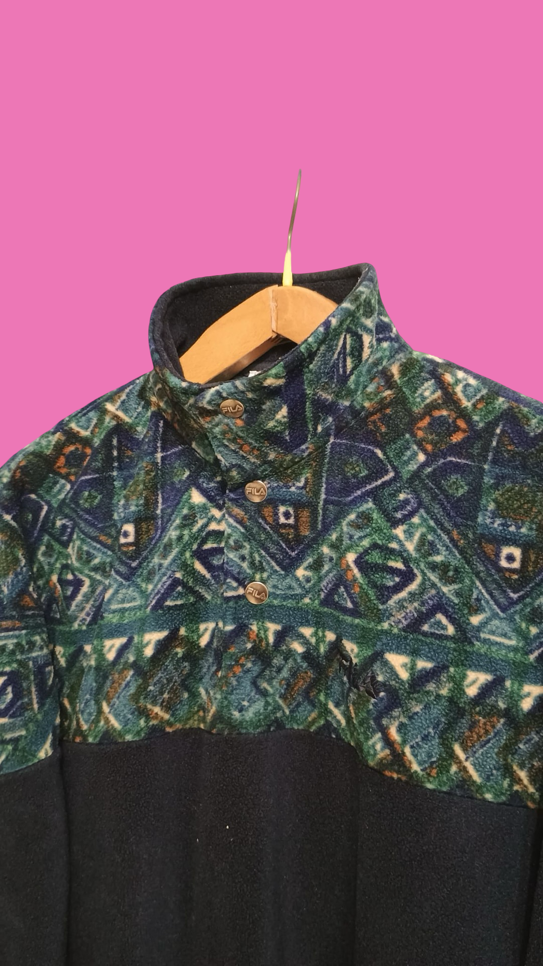 Vintage Multicolor Fantasy 90's Fila Fleece Unisex Size M