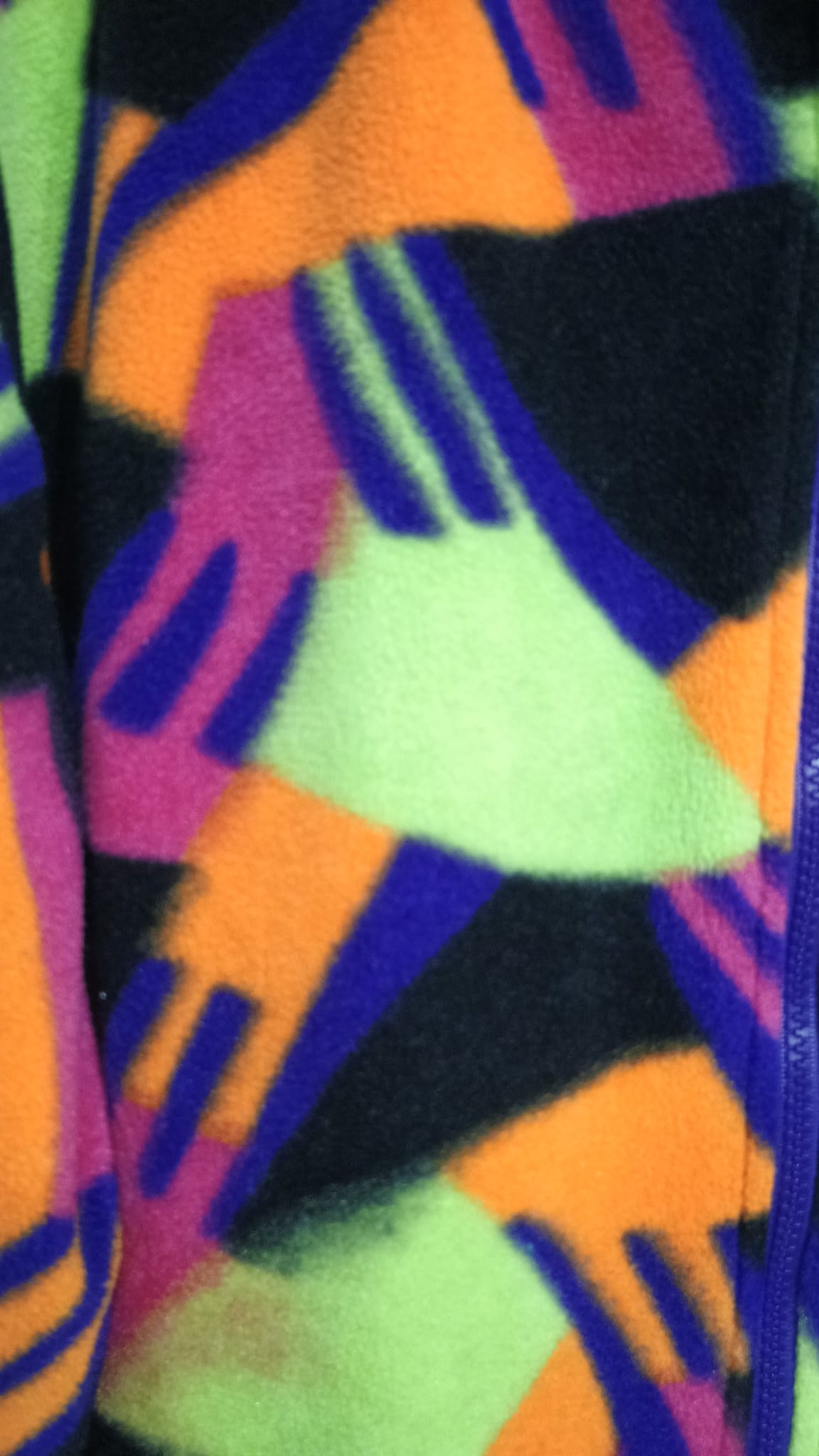 Vintage Multicolor Fantasy 90's Fila Pile Snow Jacket Unisex Size XL