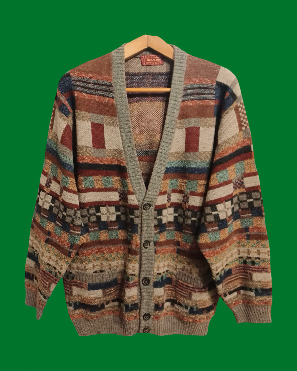 Vintage Multicolor Fantasy 90's Sweater Unisex Size XL