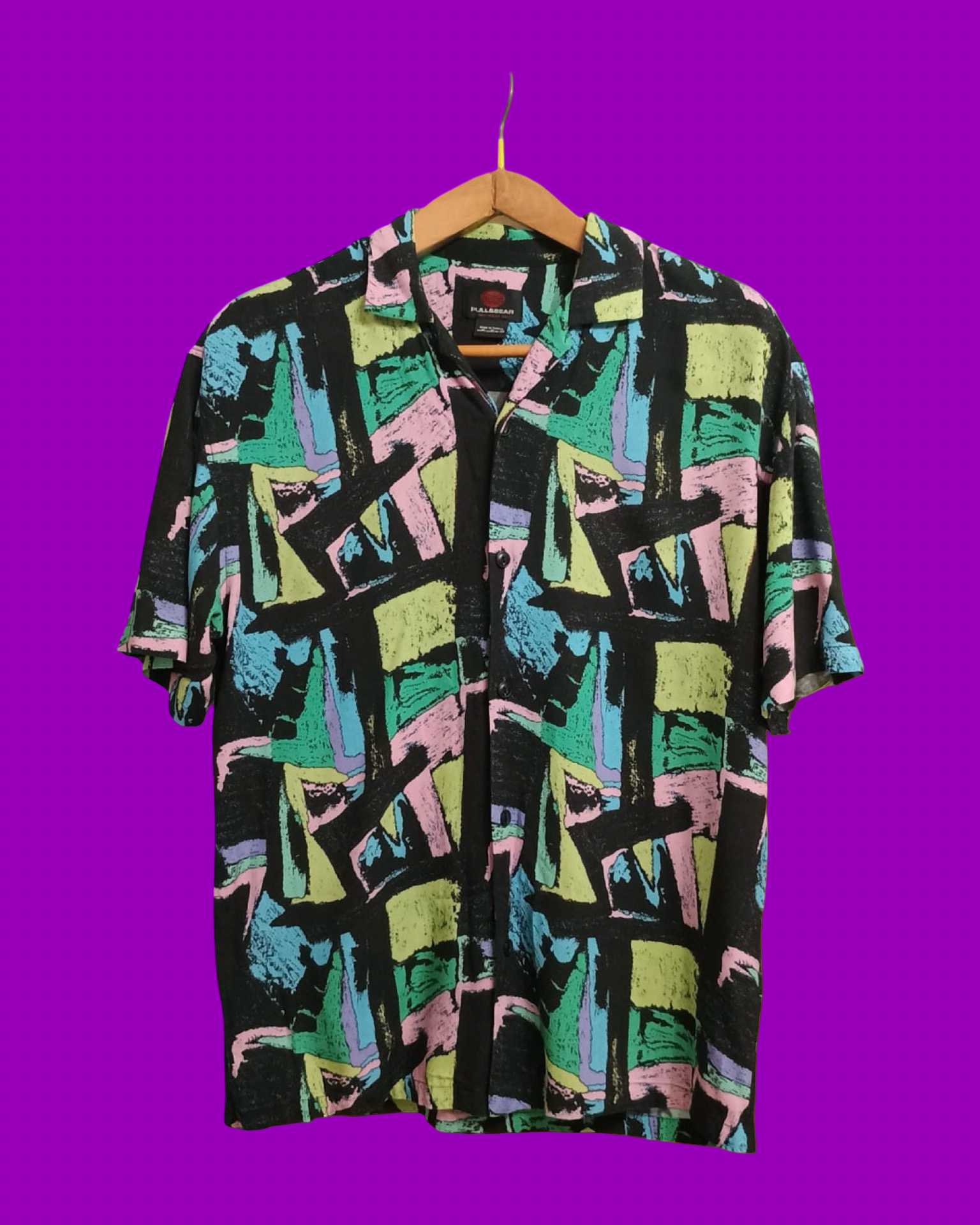 Vintage Style Multicolor Fantasy Shirt Unisex Size M