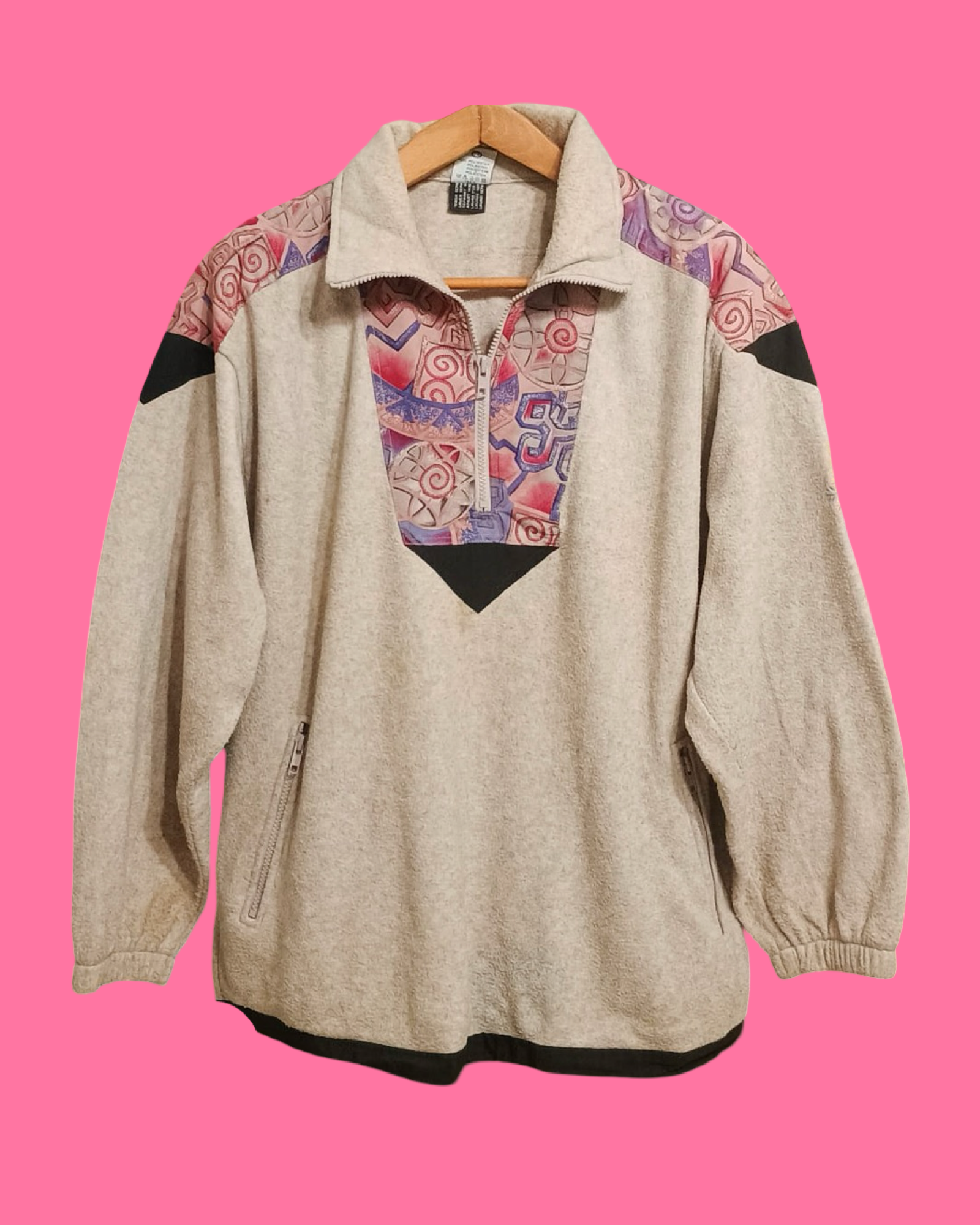 Vintage Multicolor Fantasy 90's Sweatshirt Unisex Size XL