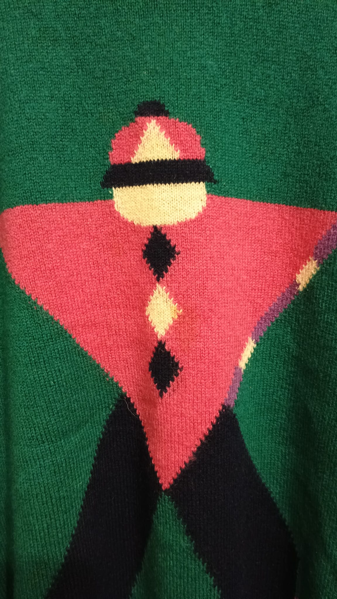 Vintage Multicolor Fantasy 90's Sweater Unisex Size L