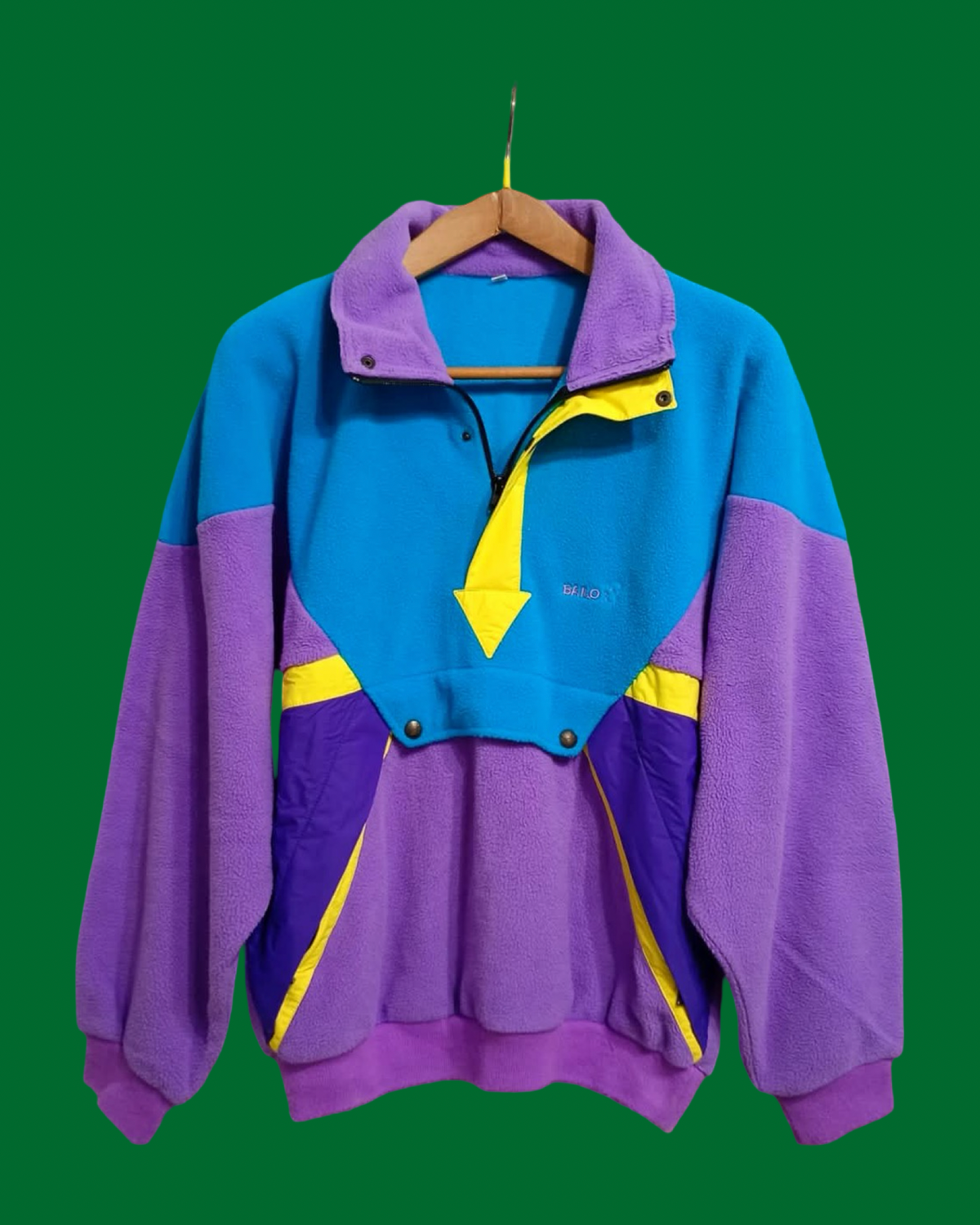 Vintage Multicolor Fantasy 90's Rare Fleece Unisex Size XL