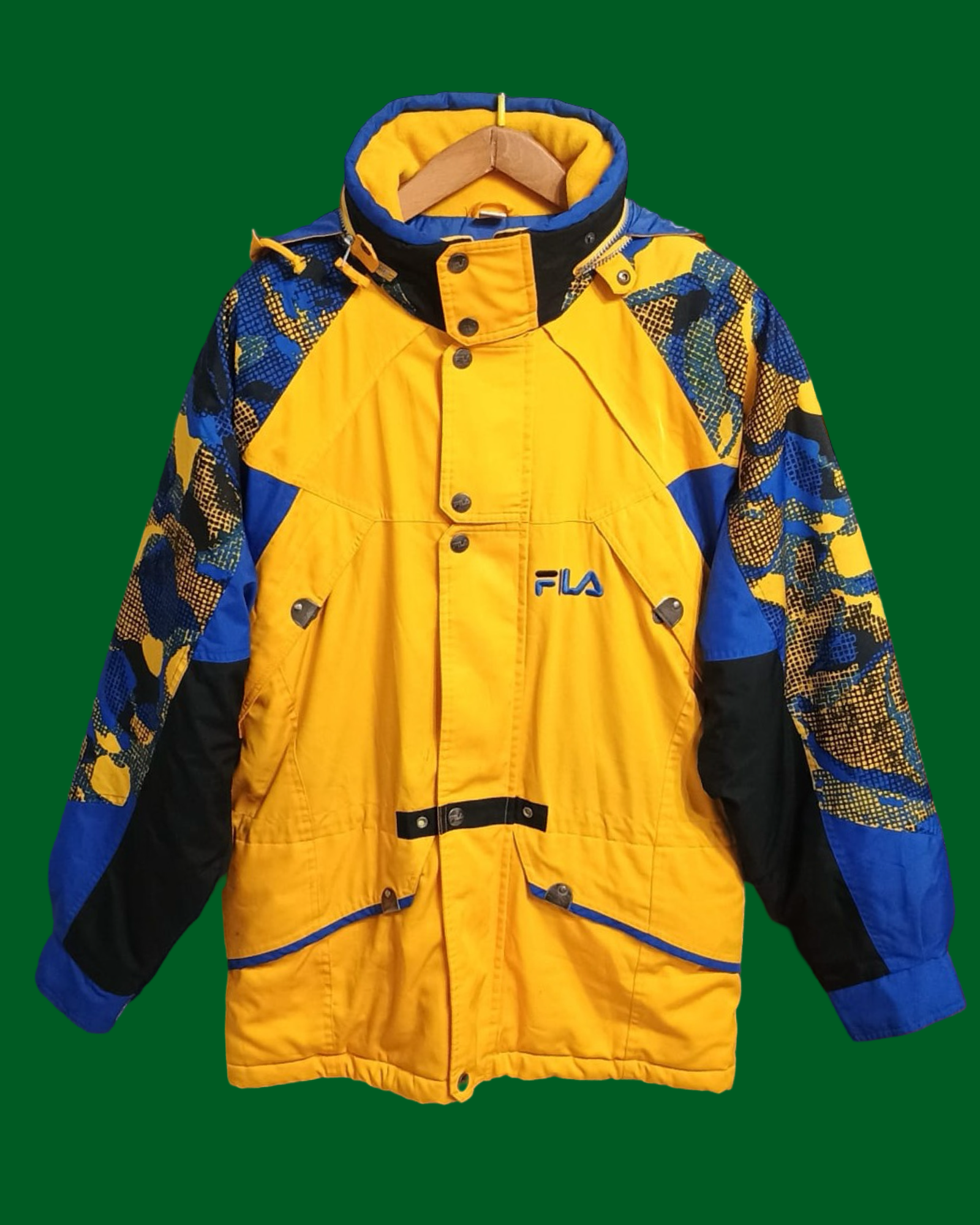 Vintage Multicolor Fantasy 90's Fila Snow Jacket Unisex Size XL