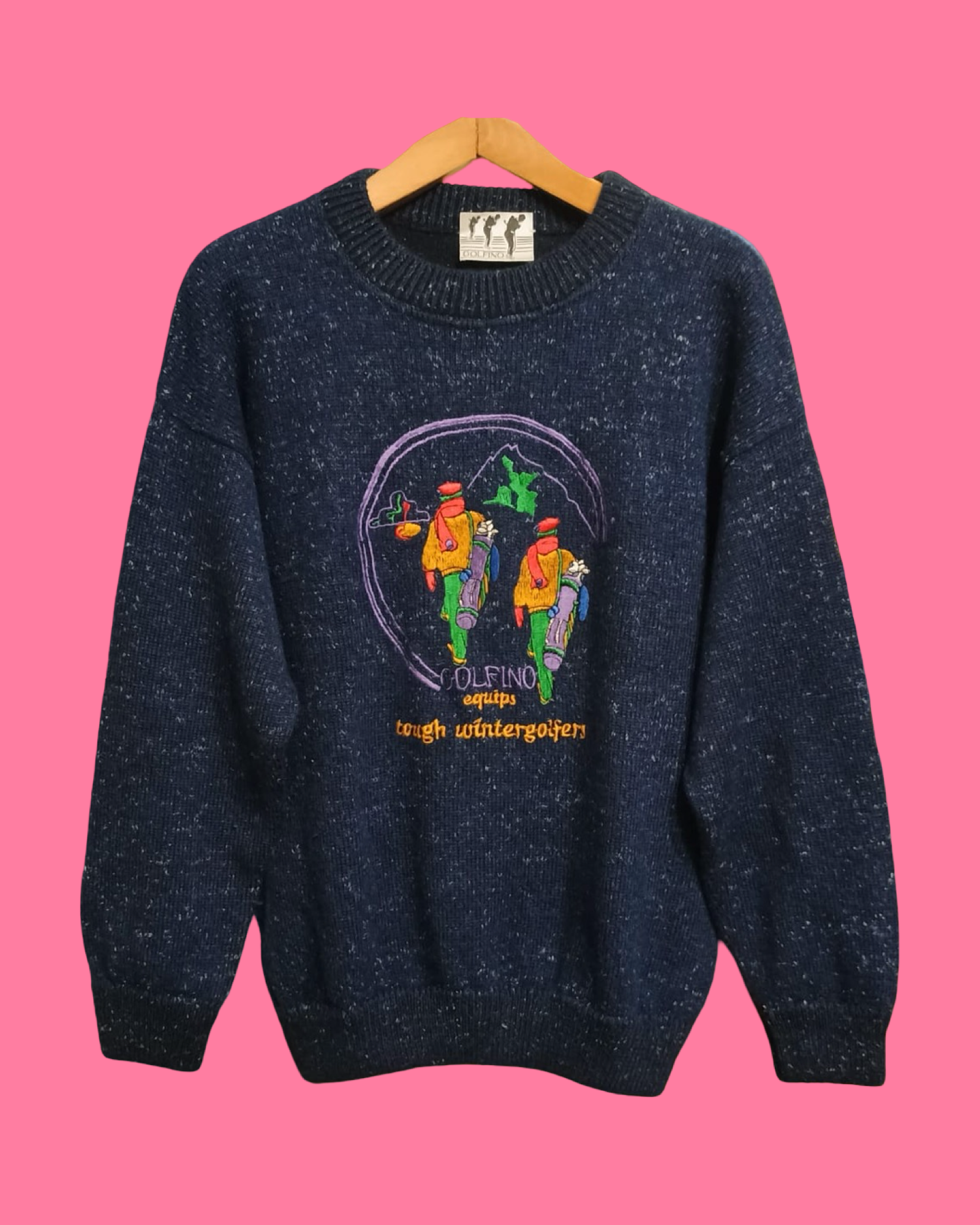 Vintage Multicolor Fantasy 90's Sweater Unisex Size XL