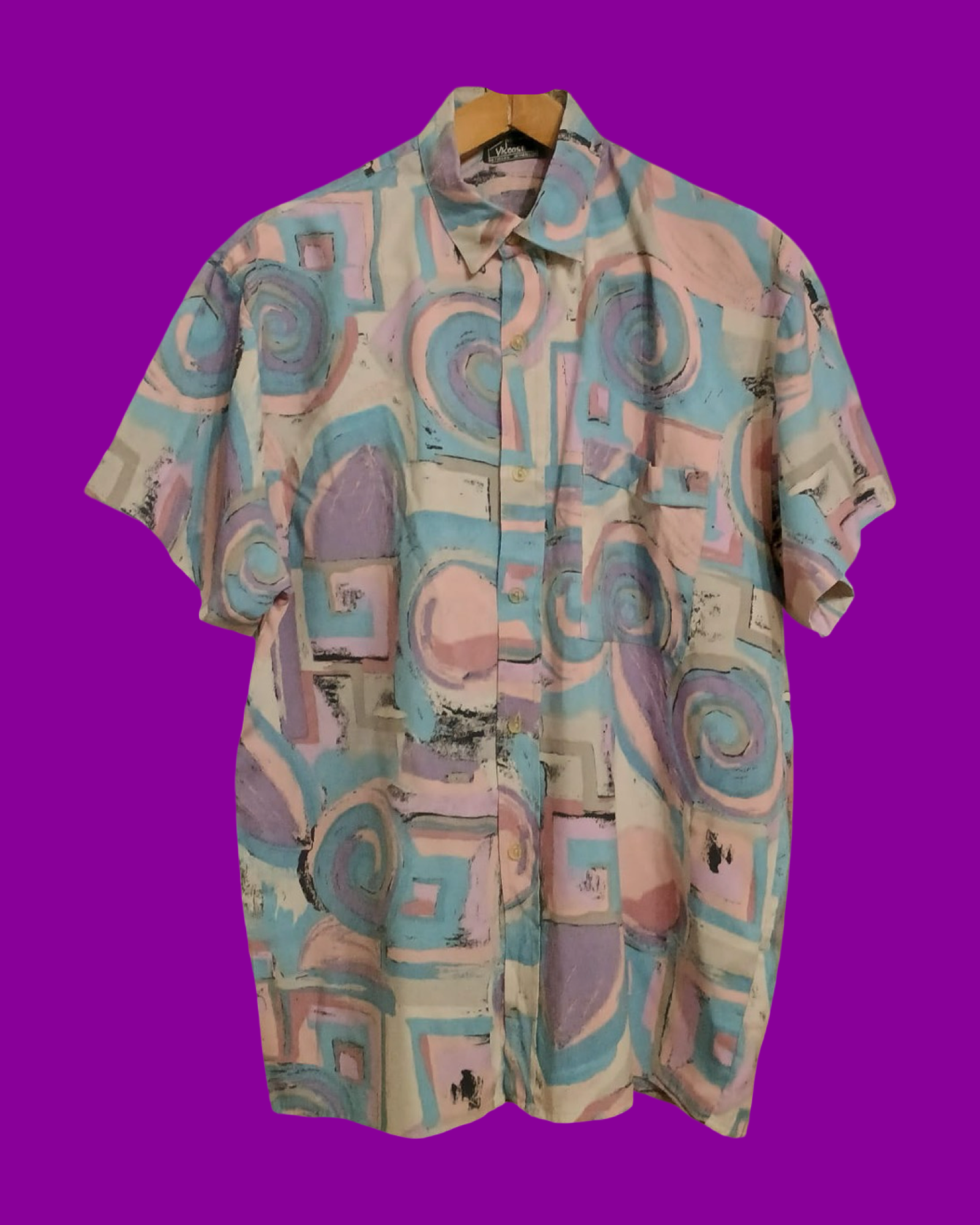 Vintage Multicolor Fantasy 90's Shirt Unisex Size L
