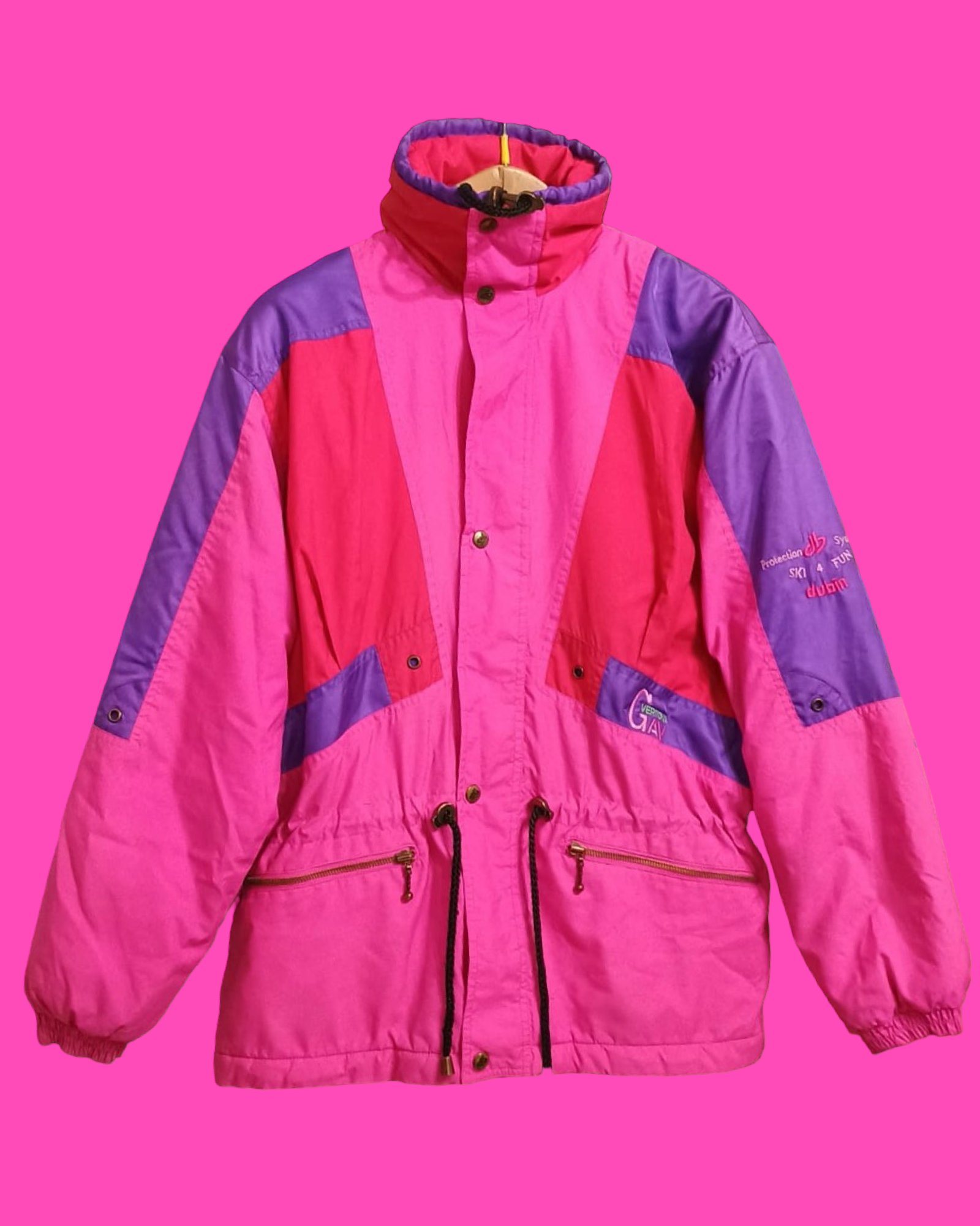 Vintage Multicolor Fantasy 90's Snow Jacket Unisex Size M
