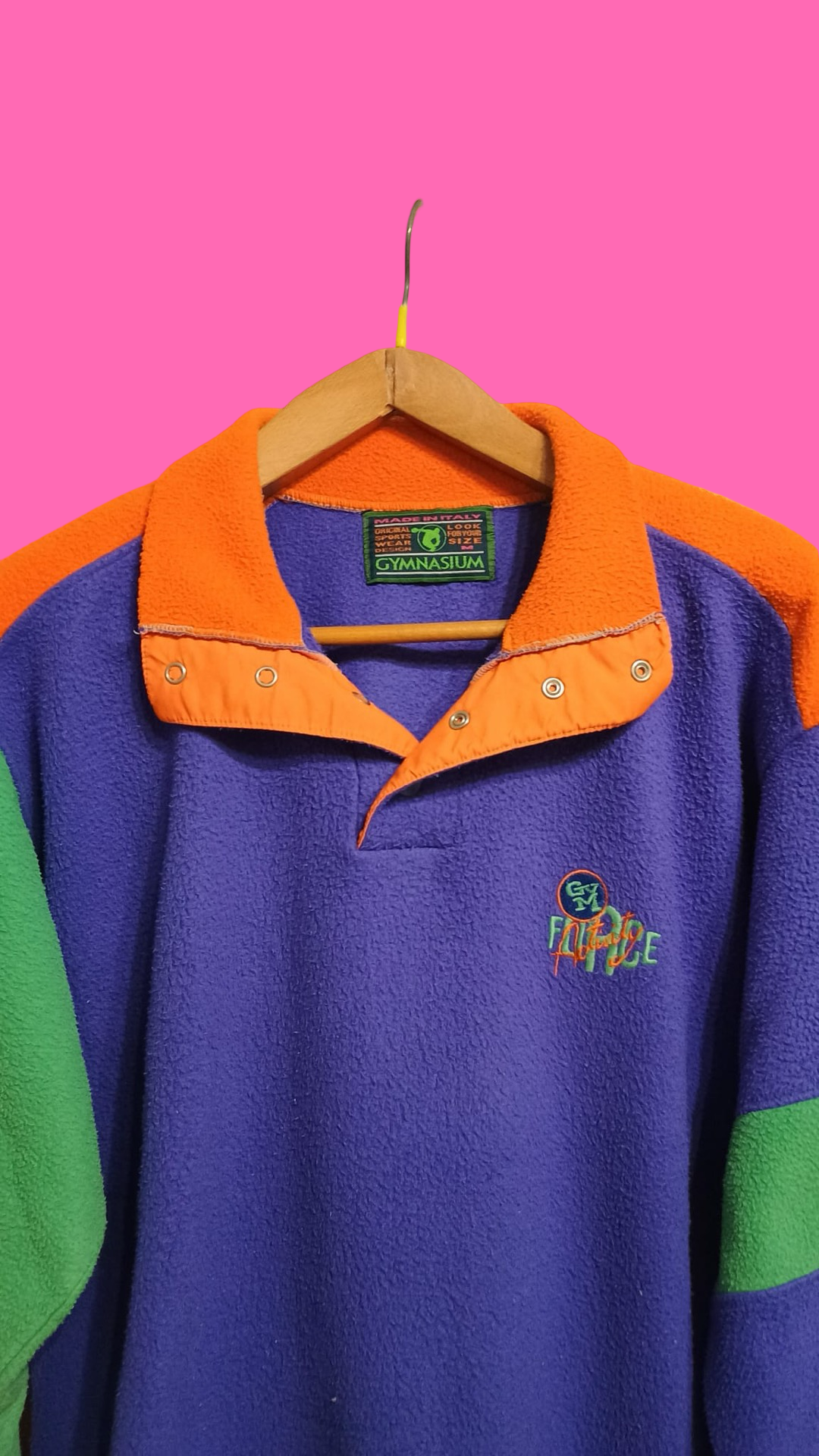 Vintage Multicolor Fantasy 90's Fleece Unisex Size M