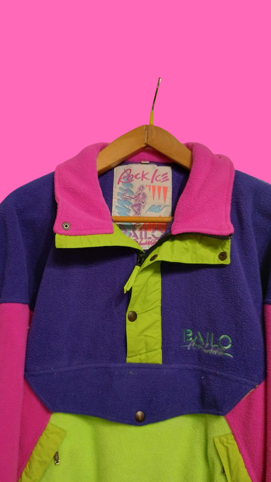 Vintage Multicolor Fantasy 90's Fleece Unisex Size M