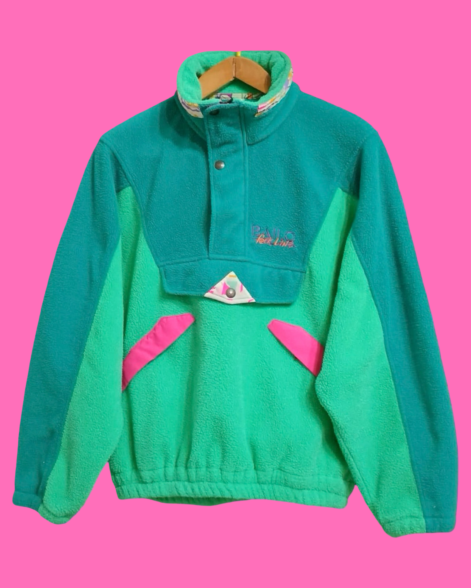 Vintage Multicolor Fantasy 90's Fleece Unisex Size L