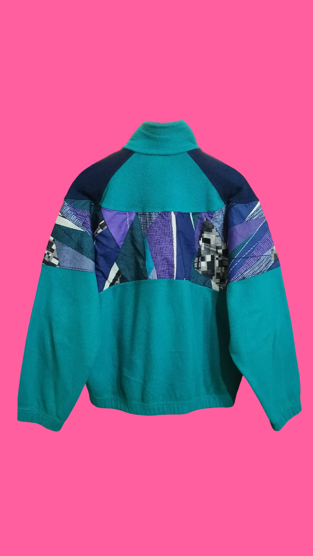 Vintage Multicolor Fantasy 90's Sergio Tacchini Fleece Unisex Size L