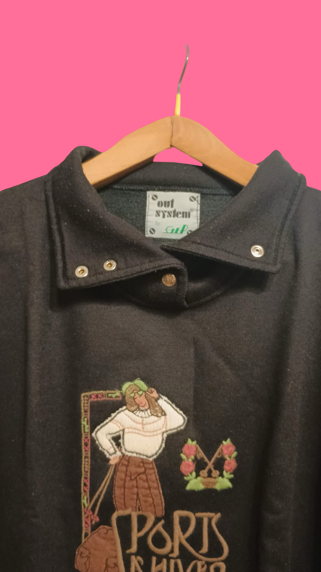 Vintage Multicolor Fantasy 90's Sweatshirt Unisex Size M