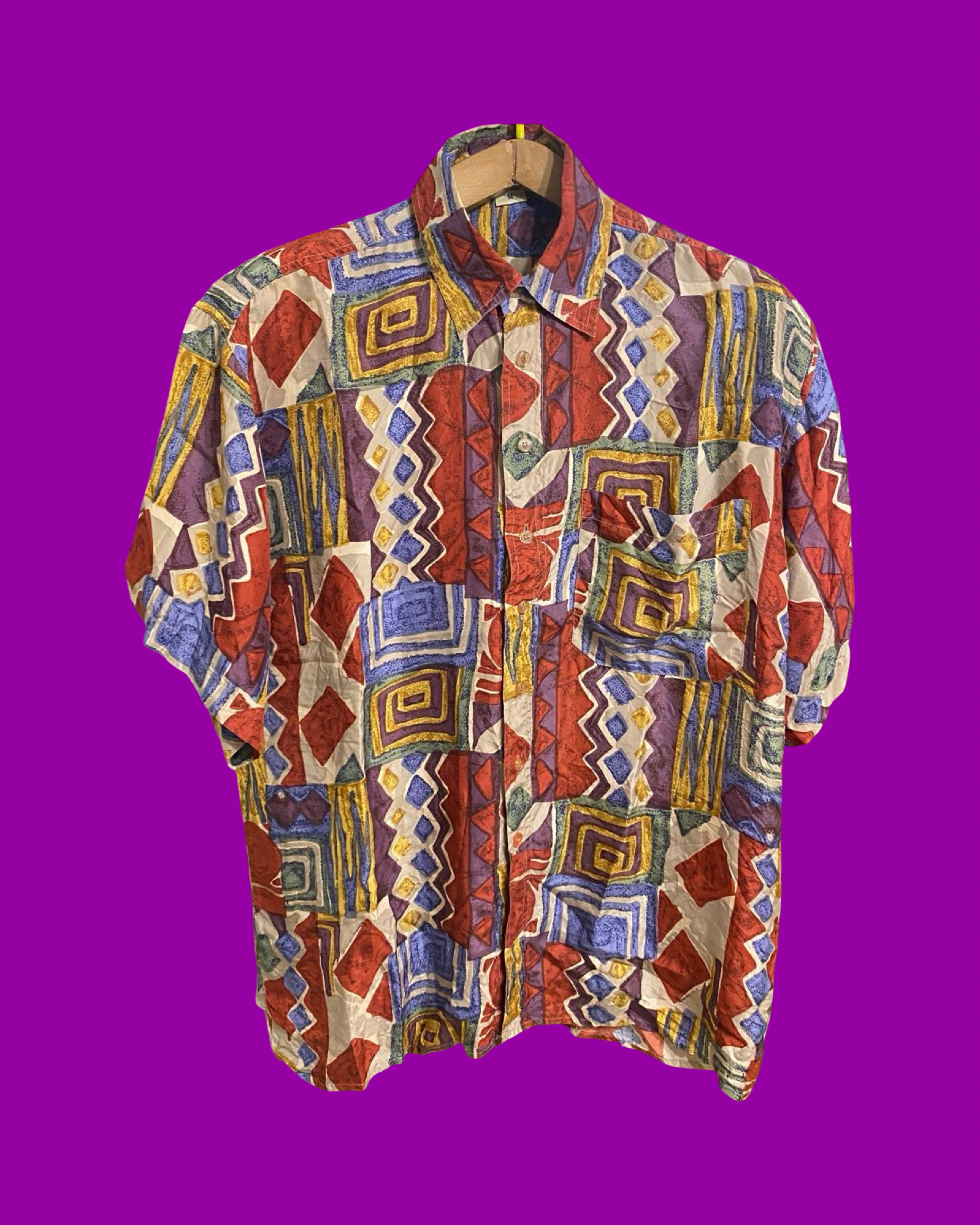 Vintage Multicolor Fantasy 90's Shirt Unisex Size M