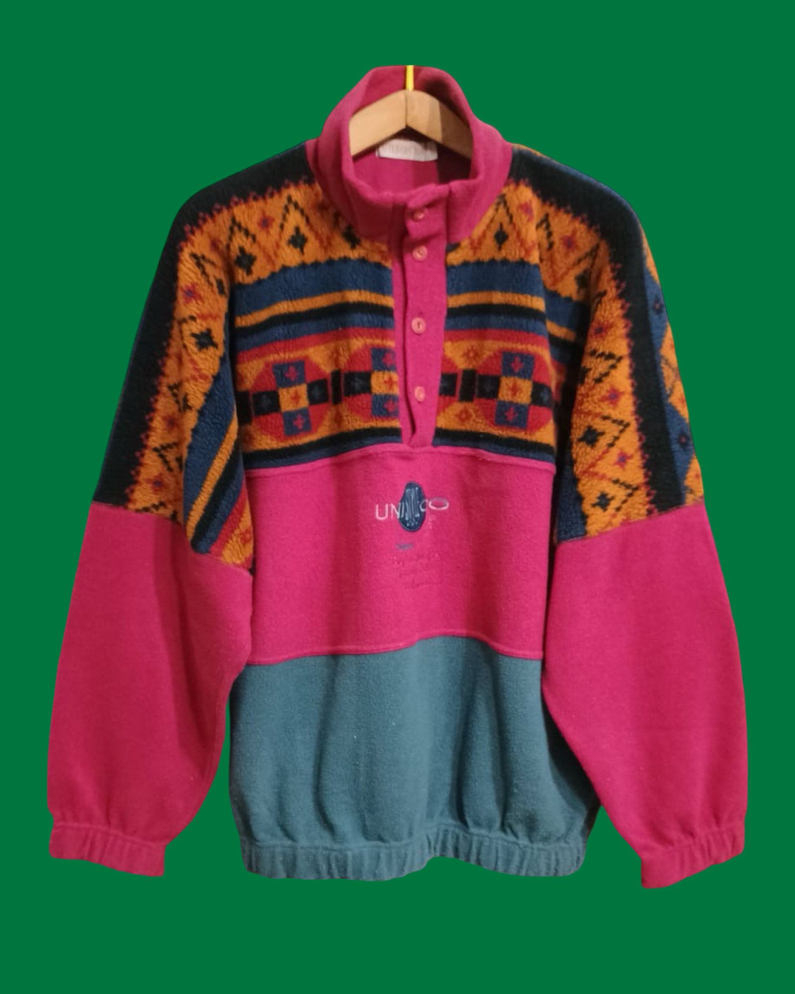 Vintage Multicolor Fantasy 90's Sweatshirt Unisex Size L