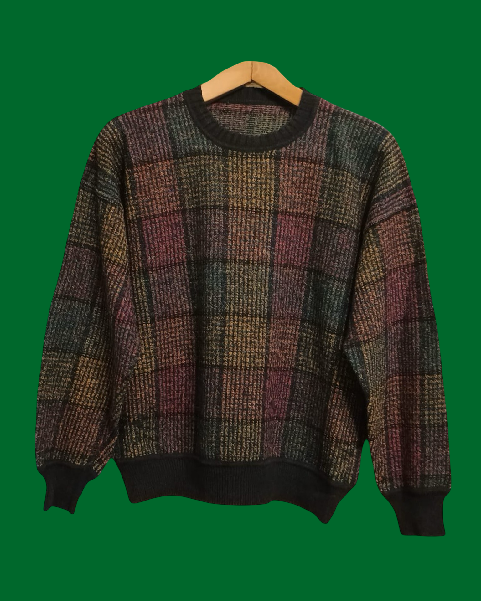 Vintage Multicolor Fantasy 90's Sweater Unisex Size M