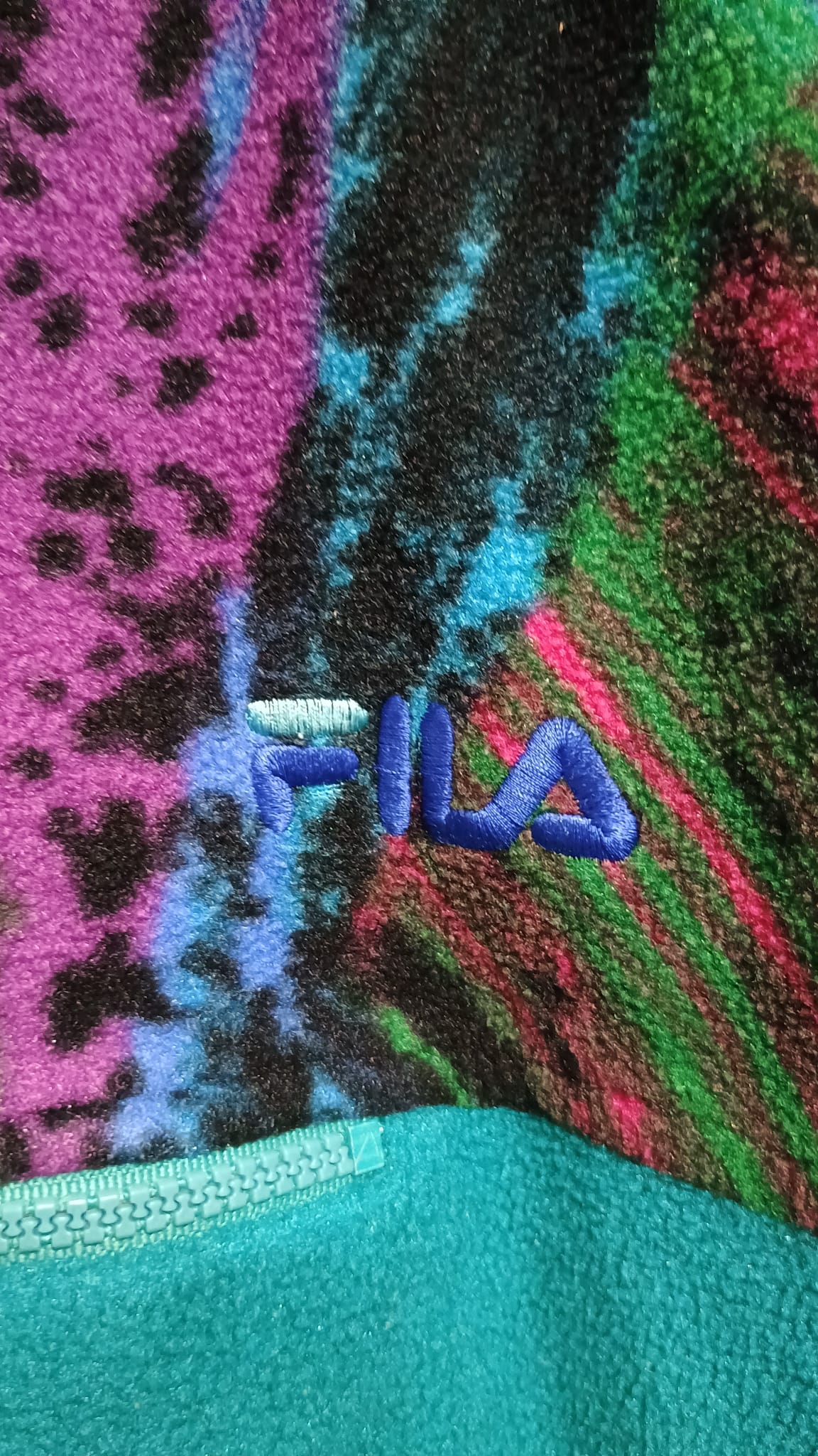 Vintage Multicolor Fantasy 90's Fila Fleece Unisex Size L