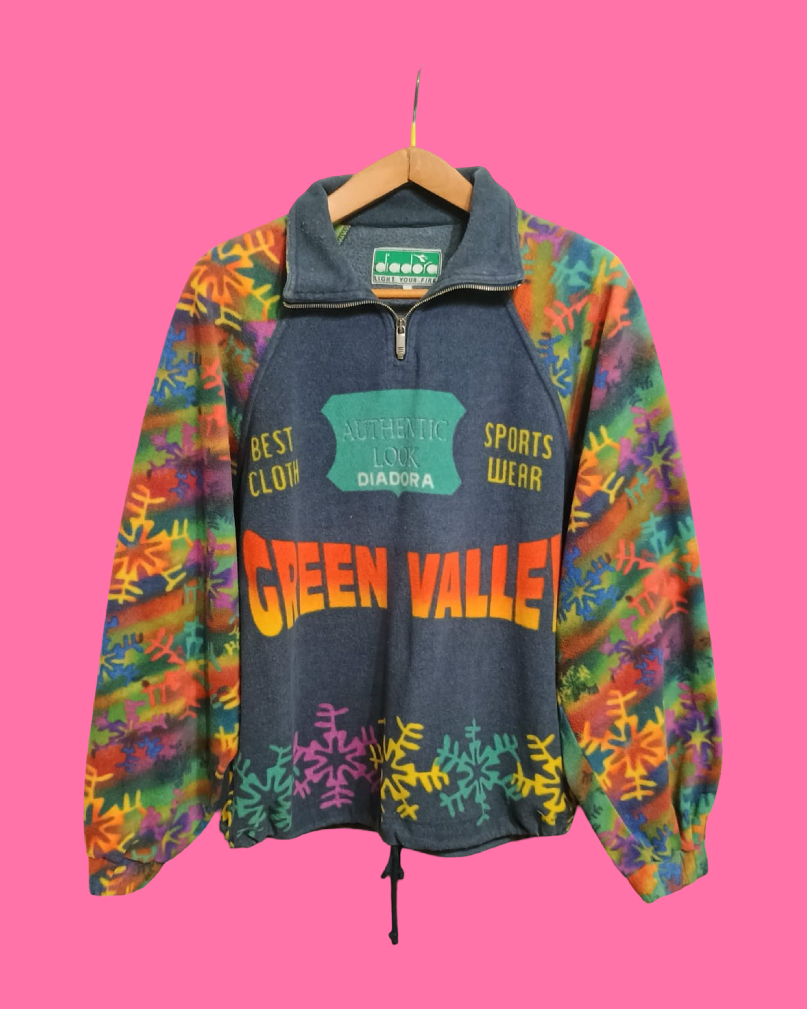 Vintage Multicolor Fantasy 90's Sweatshirt Unisex Size L