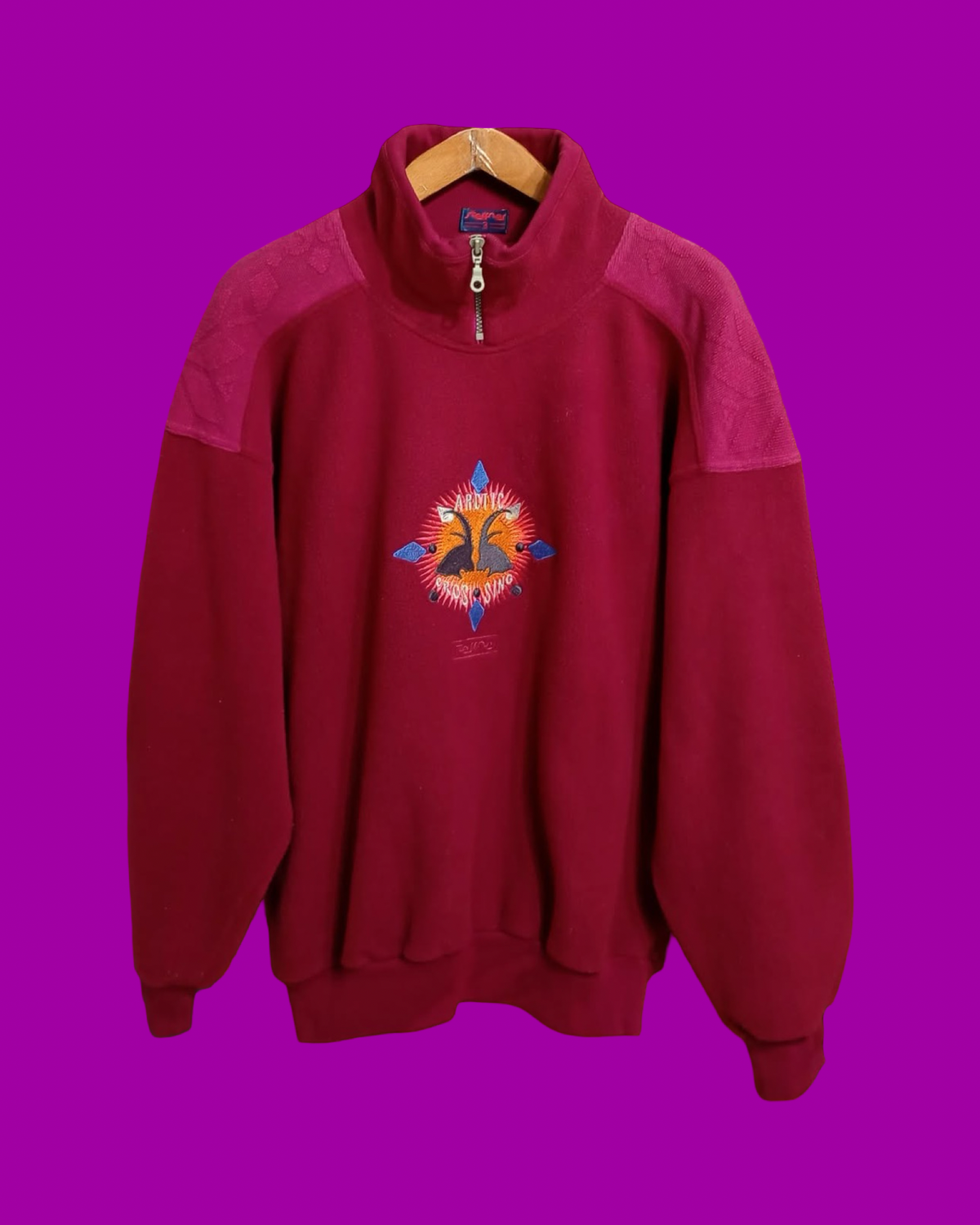 Vintage Multicolor Fantasy 90's Fleece Unisex Size L