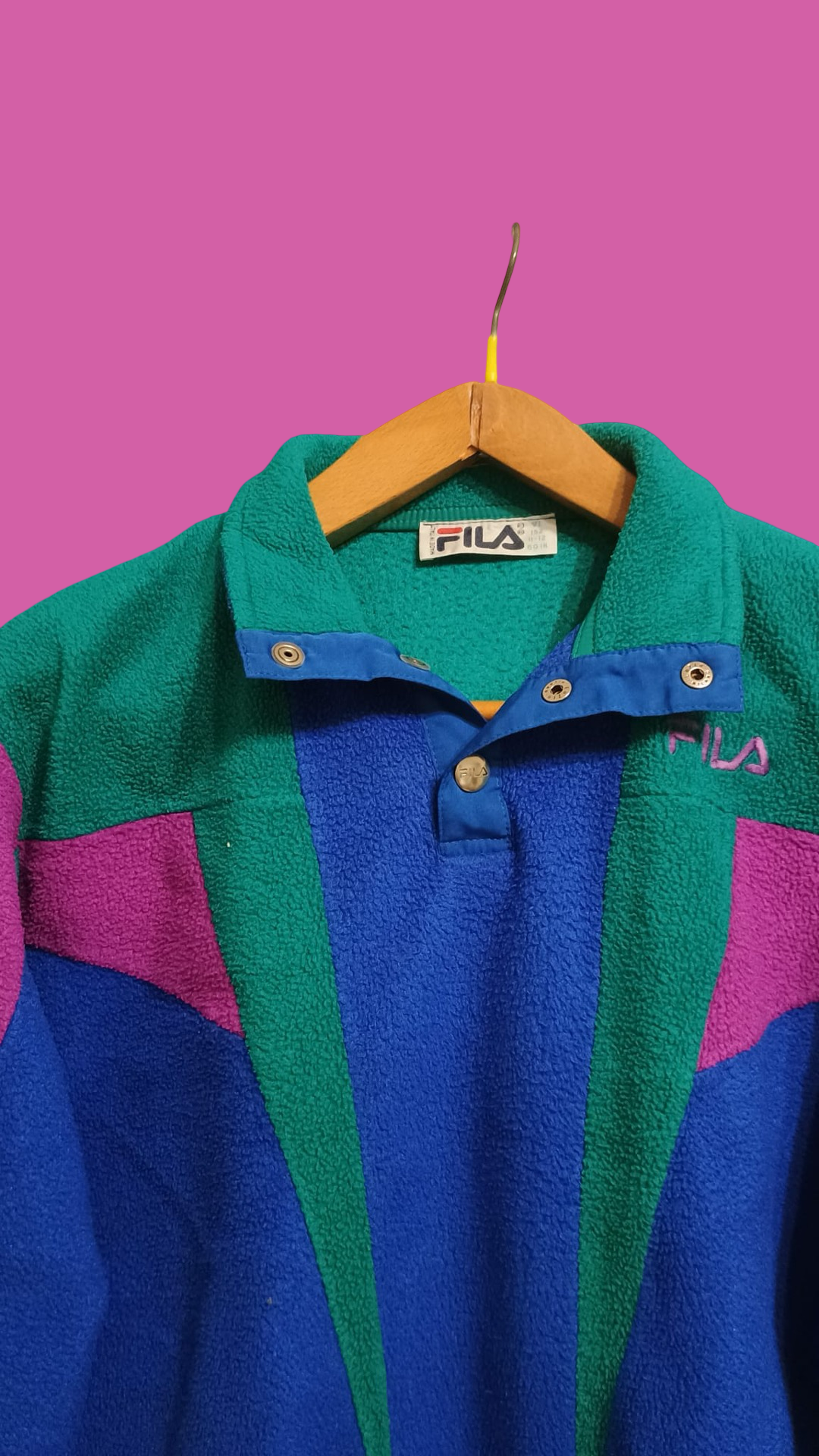 Vintage Multicolor Fantasy 90's Fleece Woman Size S