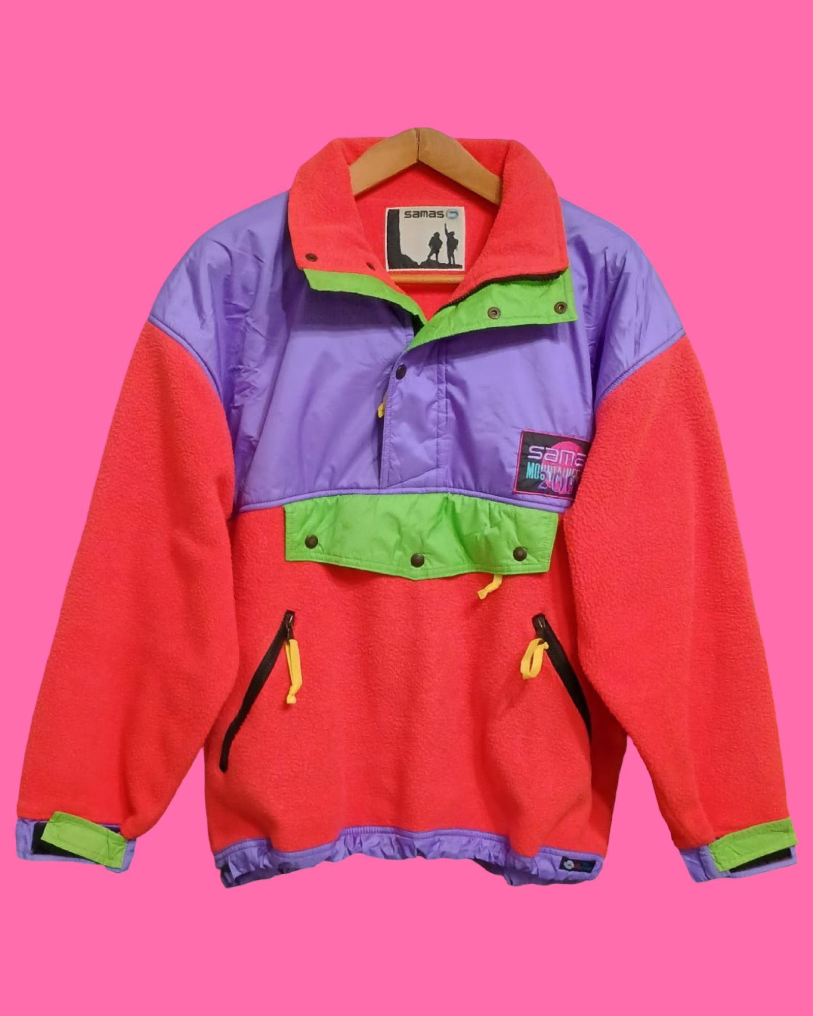 Vintage Multicolor Fantasy 90's Snow Jacket Unisex Size L