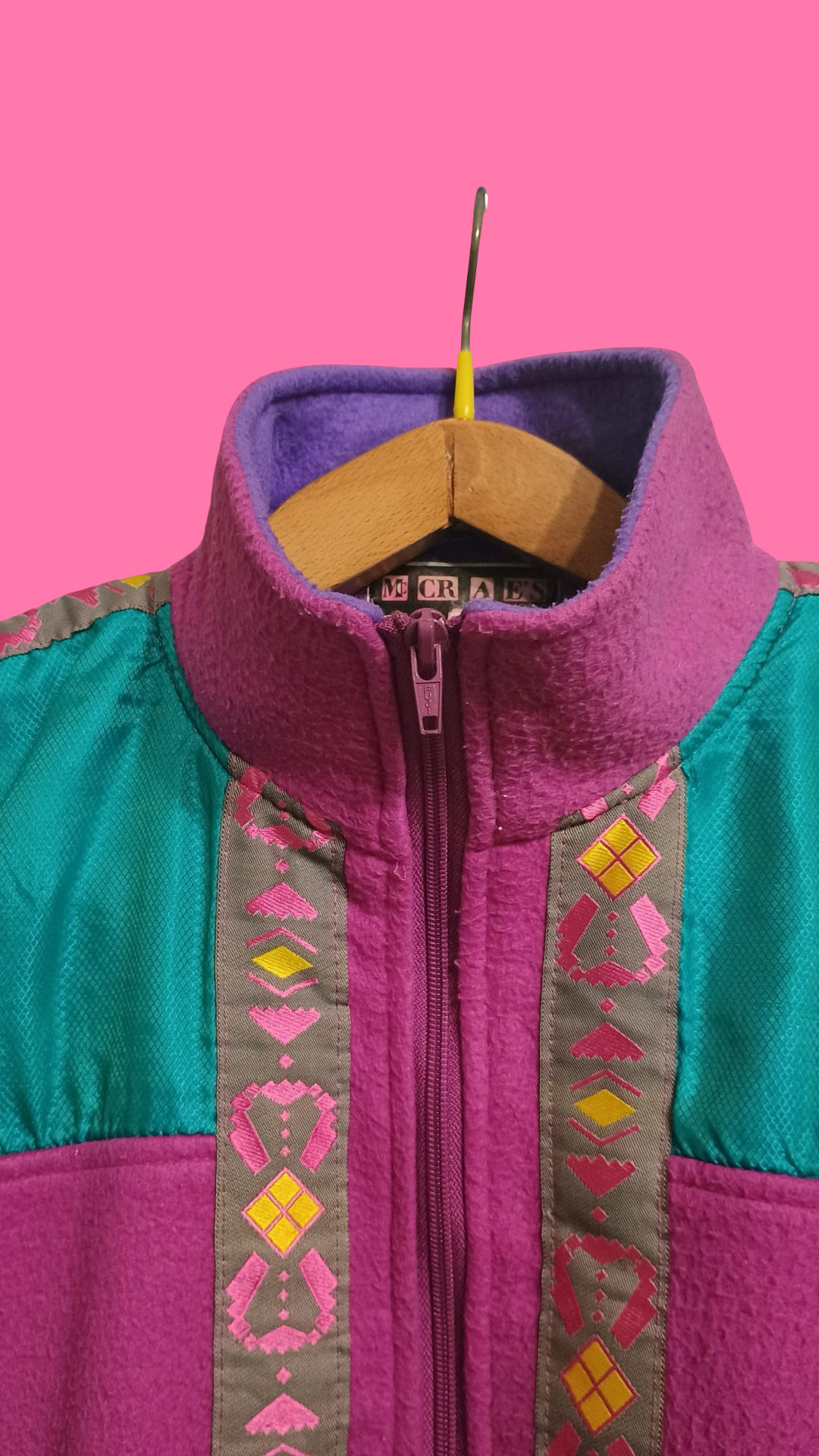 Vintage Multicolor Fantasy 90's Sweatshirt Unisex Size M