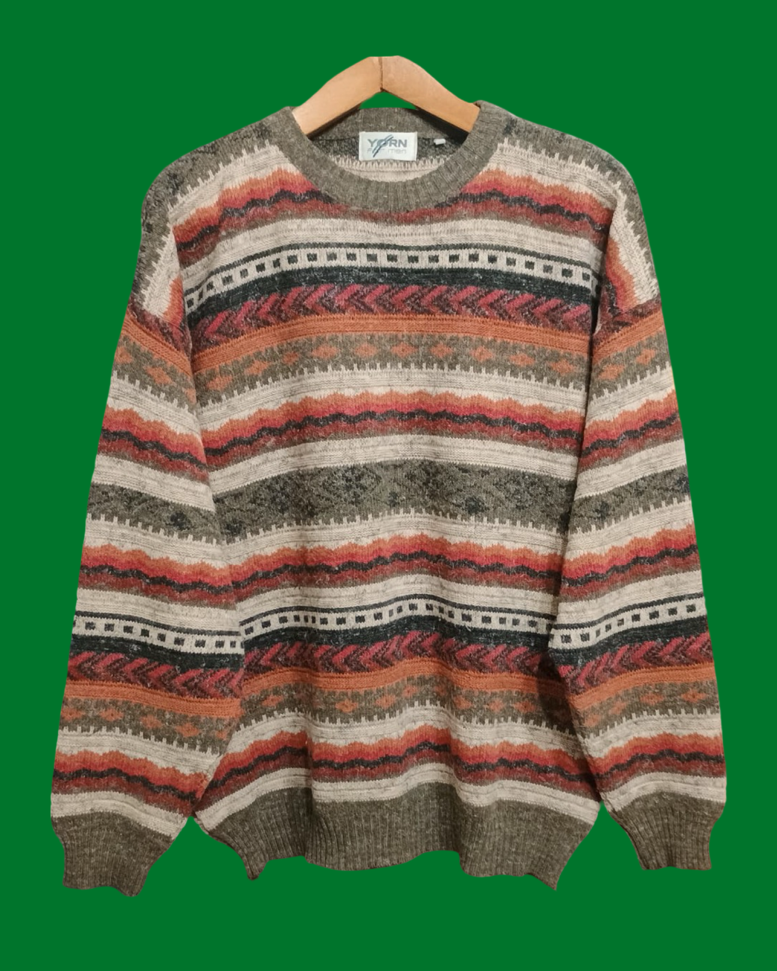 Vintage Multicolor Fantasy 90's Sweater Unisex Size XL