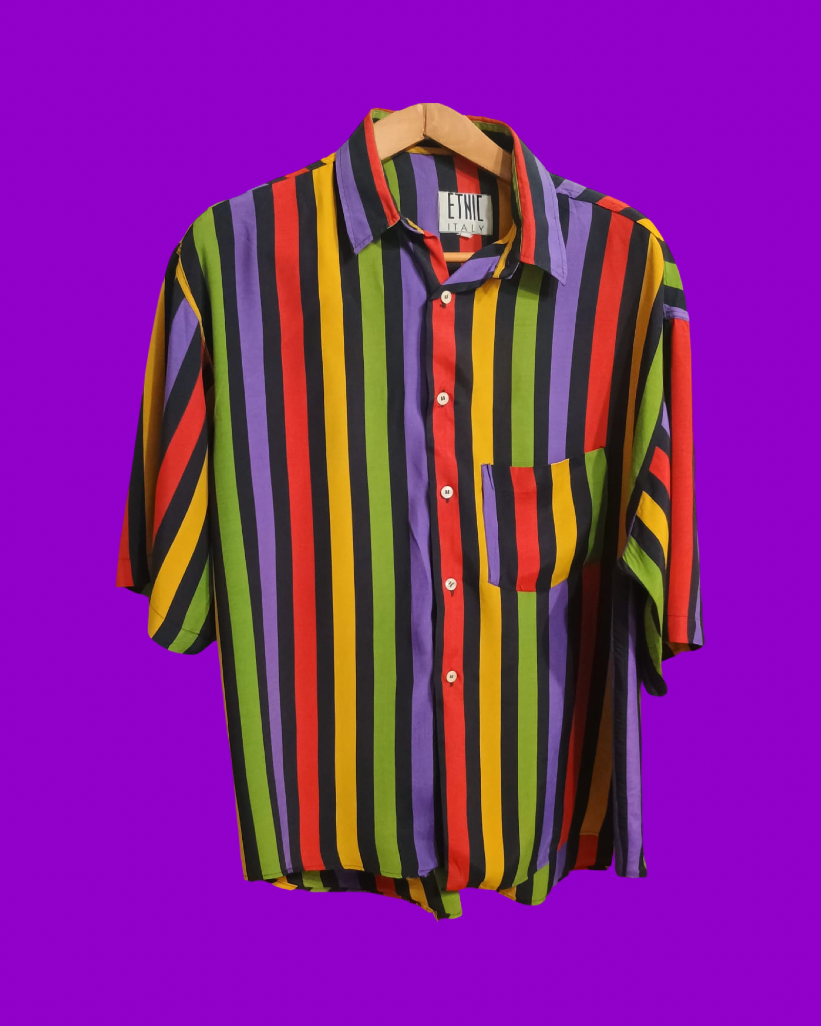 Vintage Multicolor Fantasy 90's Shirt Unisex Size L