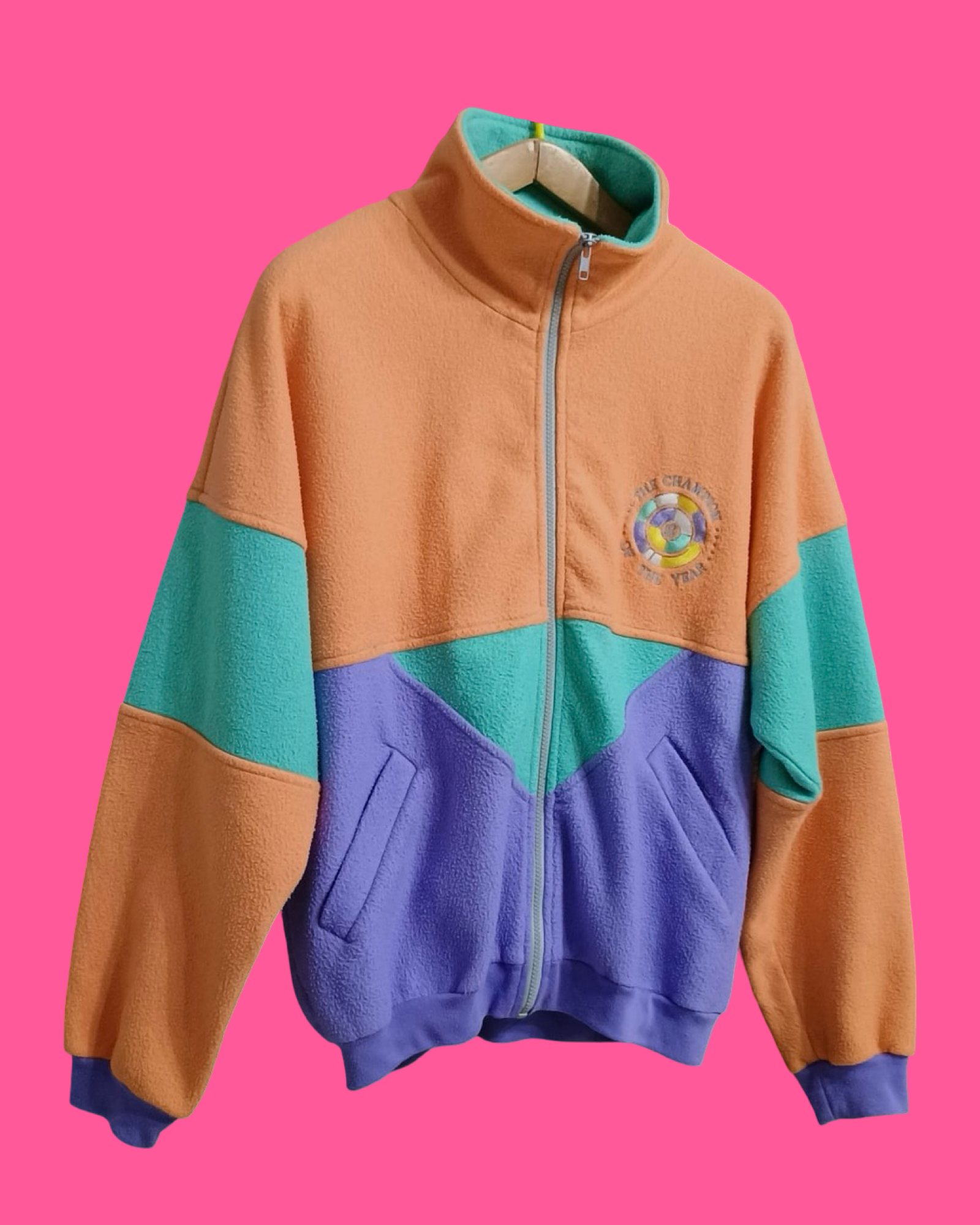 Vintage Multicolor Fantasy 90's Fleece Unisex Size M