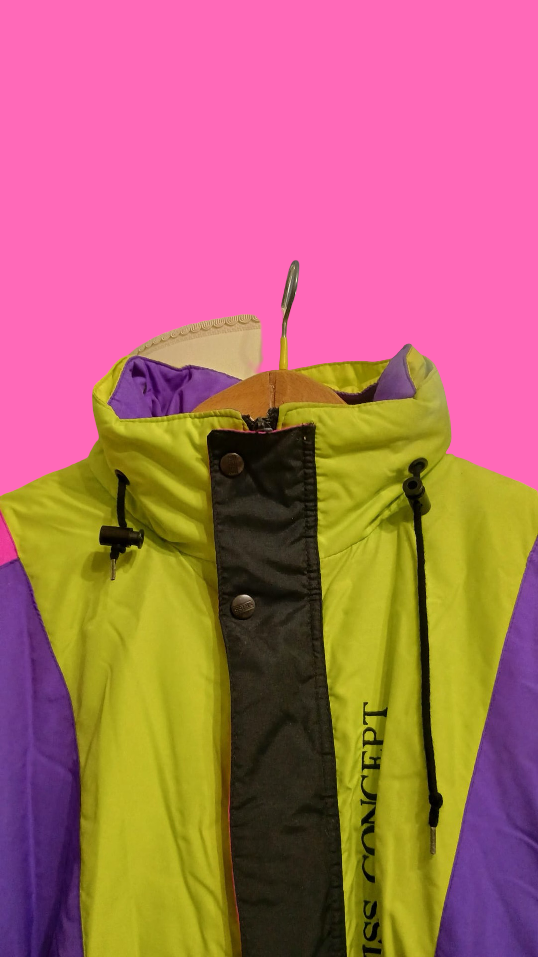 Vintage Multicolor Fantasy 90's Snow Jacket Unisex Size L