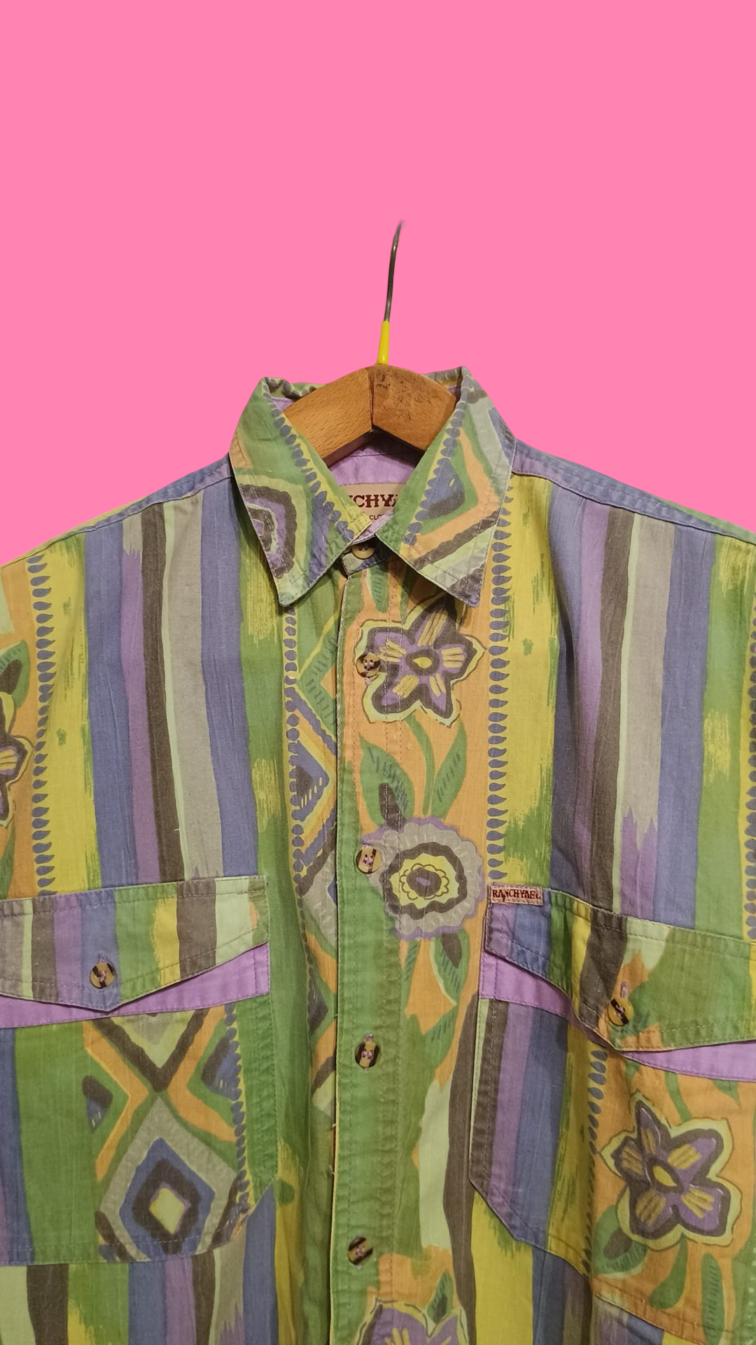 Vintage Multicolor Fantasy 90's Shirt Unisex Size L