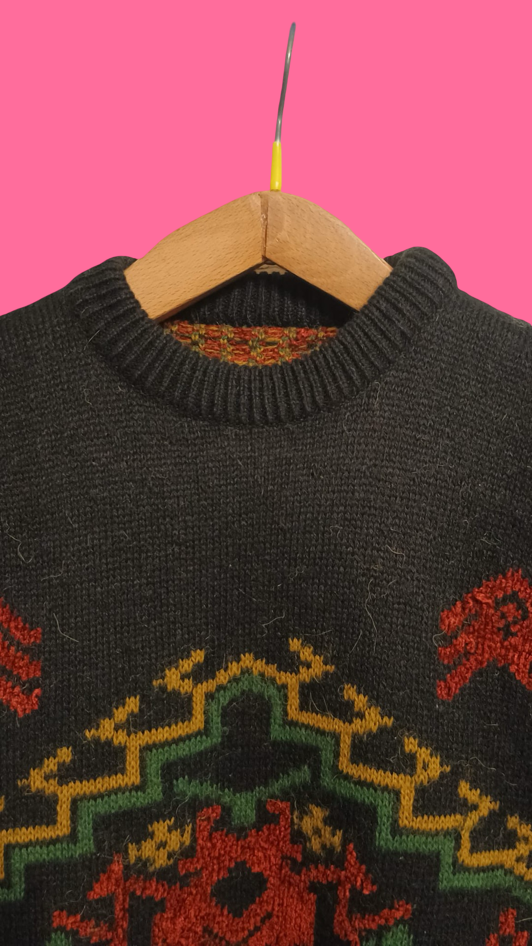 Vintage Multicolor Fantasy 90's Sweater Unisex Size M