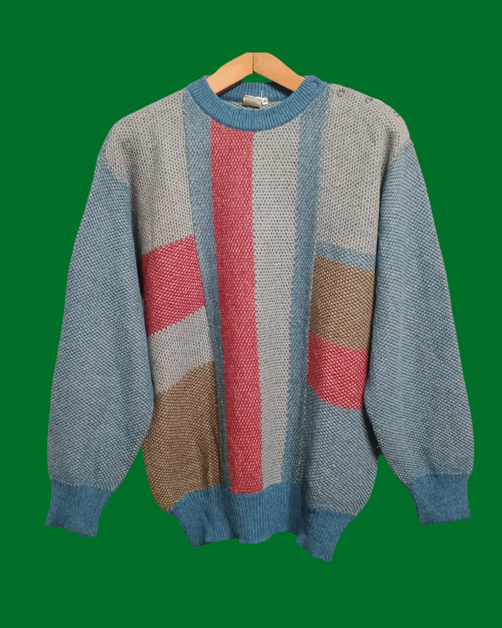 Vintage Multicolor Fantasy 90's Sweater Unisex Size L