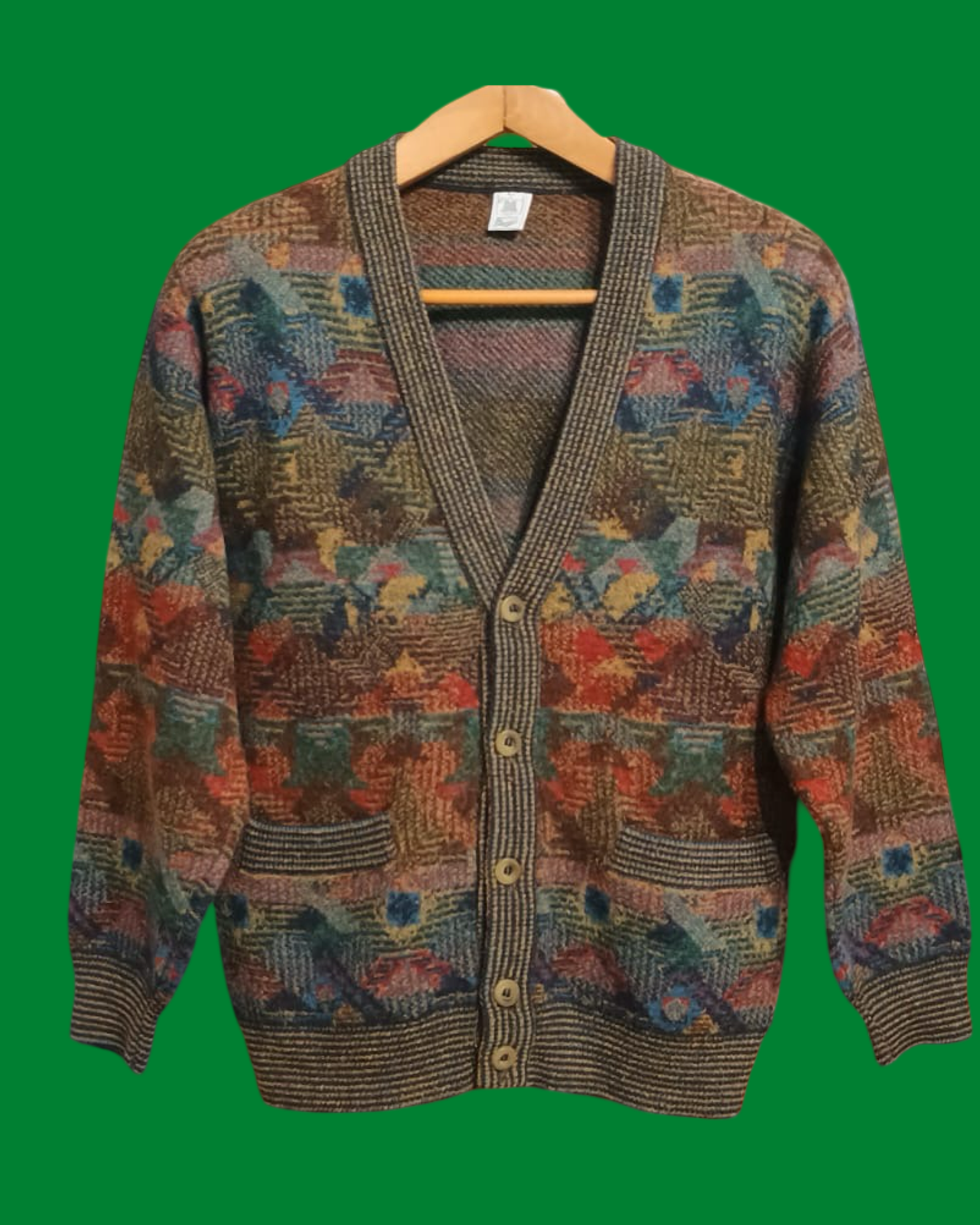 Vintage Multicolor Fantasy 90's Sweater Unisex Size M