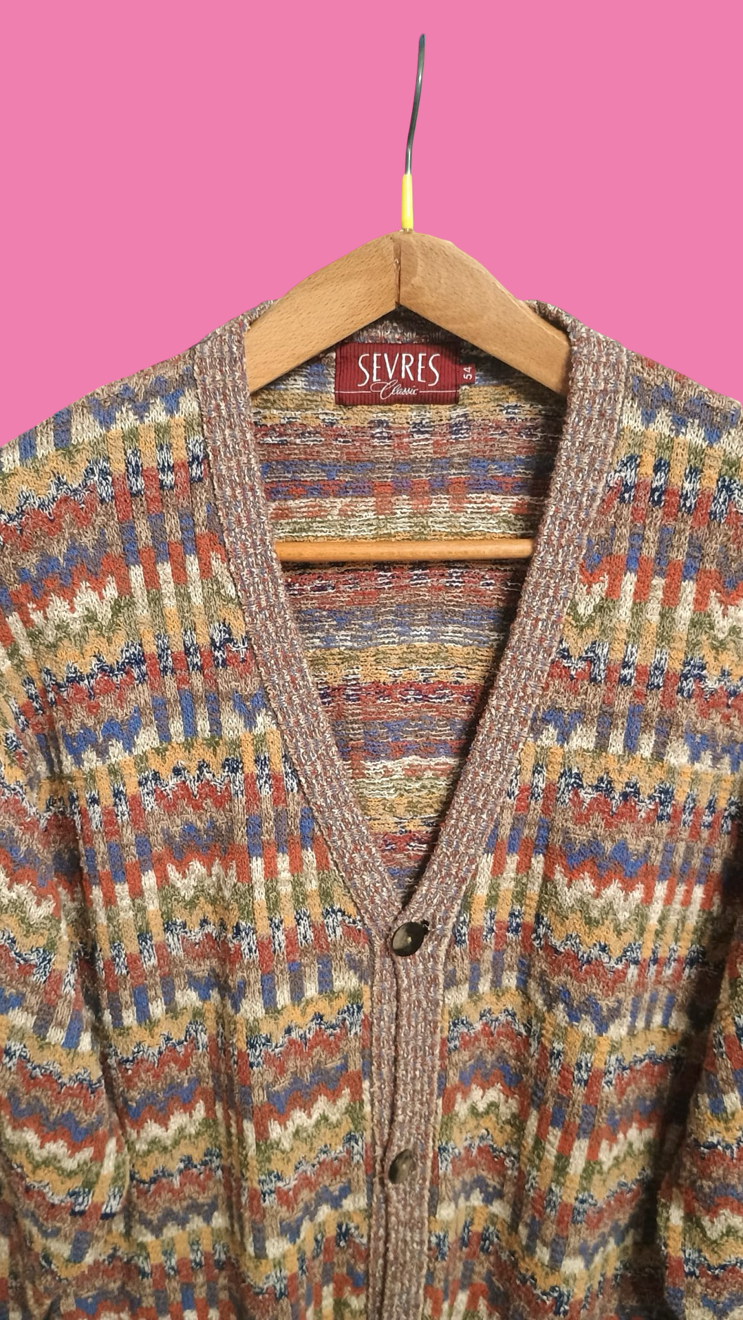 Vintage Multicolor Fantasy 90's Sweater Unisex Size XL