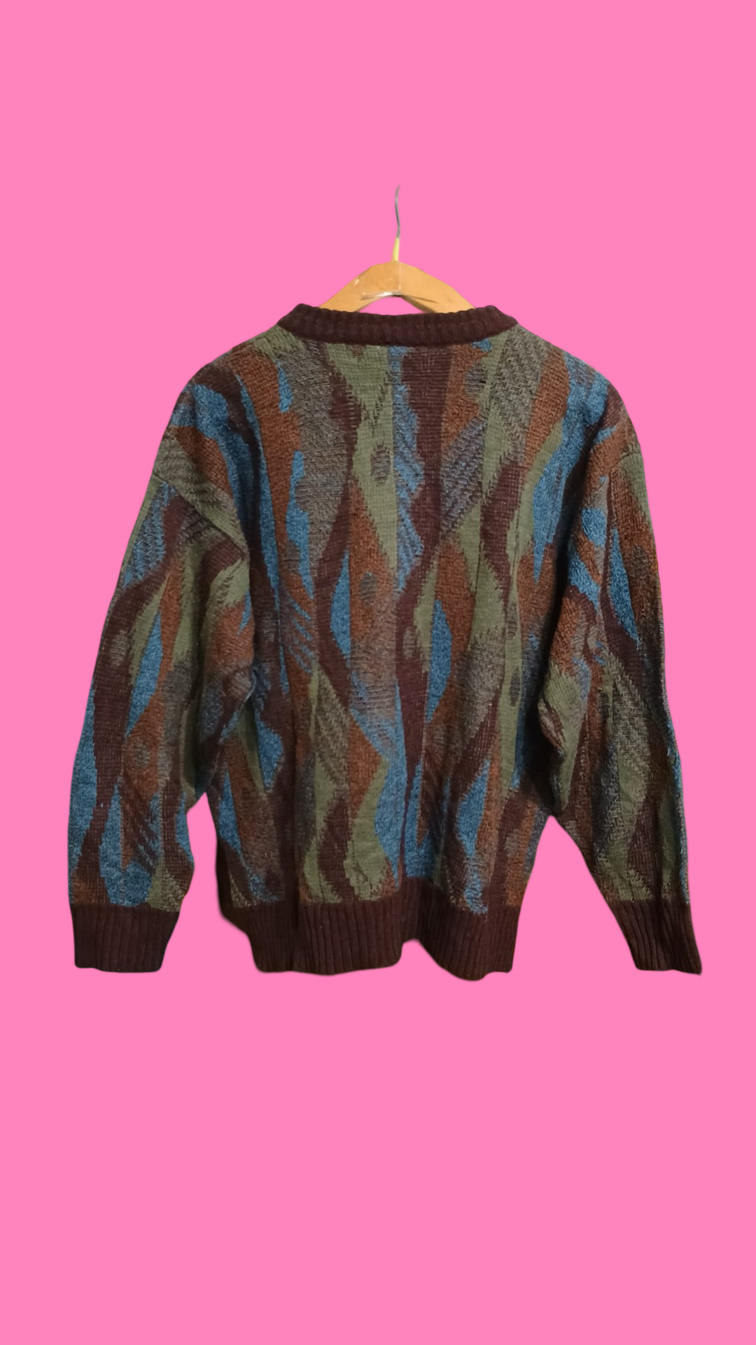 Vintage Multicolor Fantasy 90's Sweater Unisex Size M