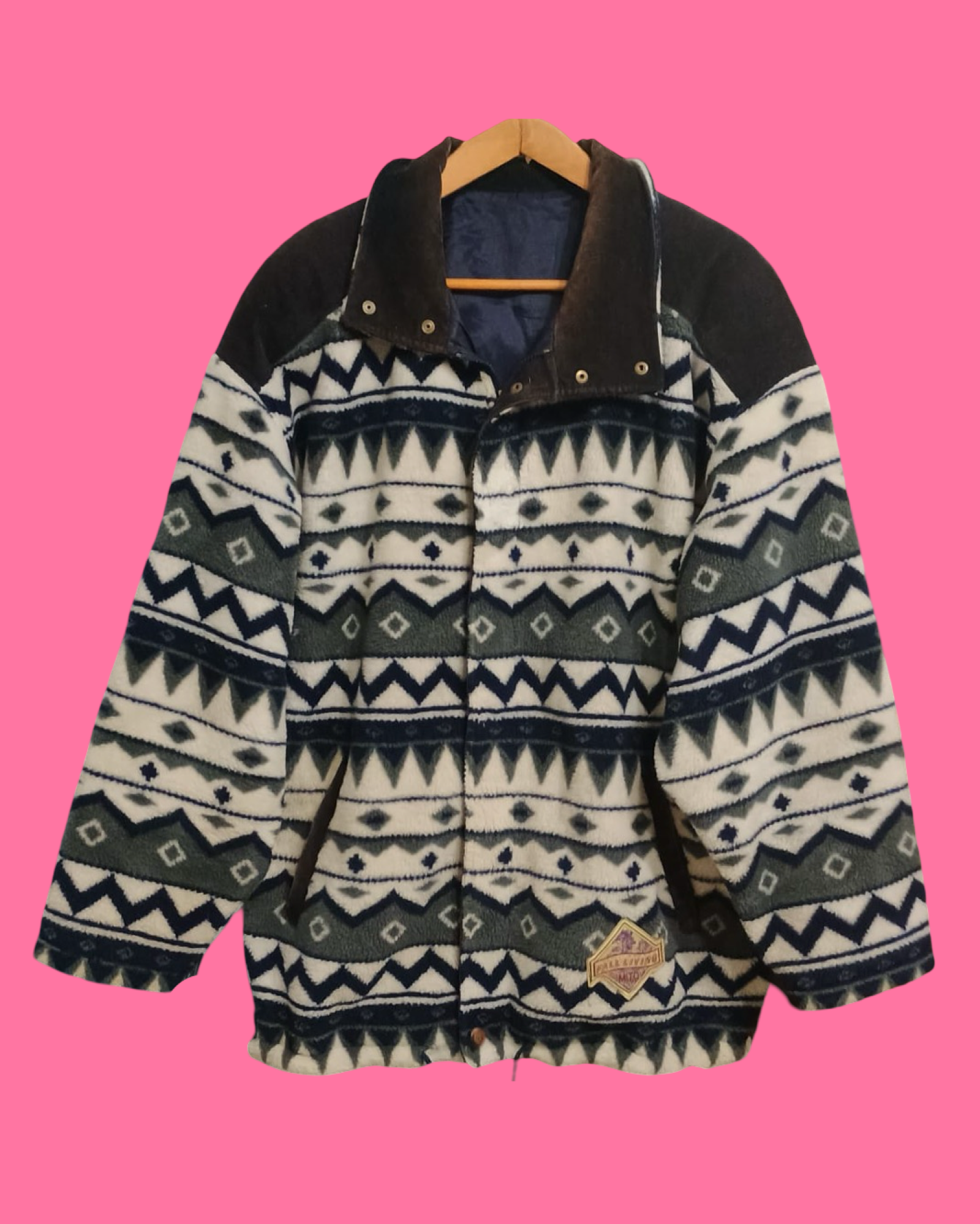 Vintage Green Fantasy 90's Coat Unisex Size XL