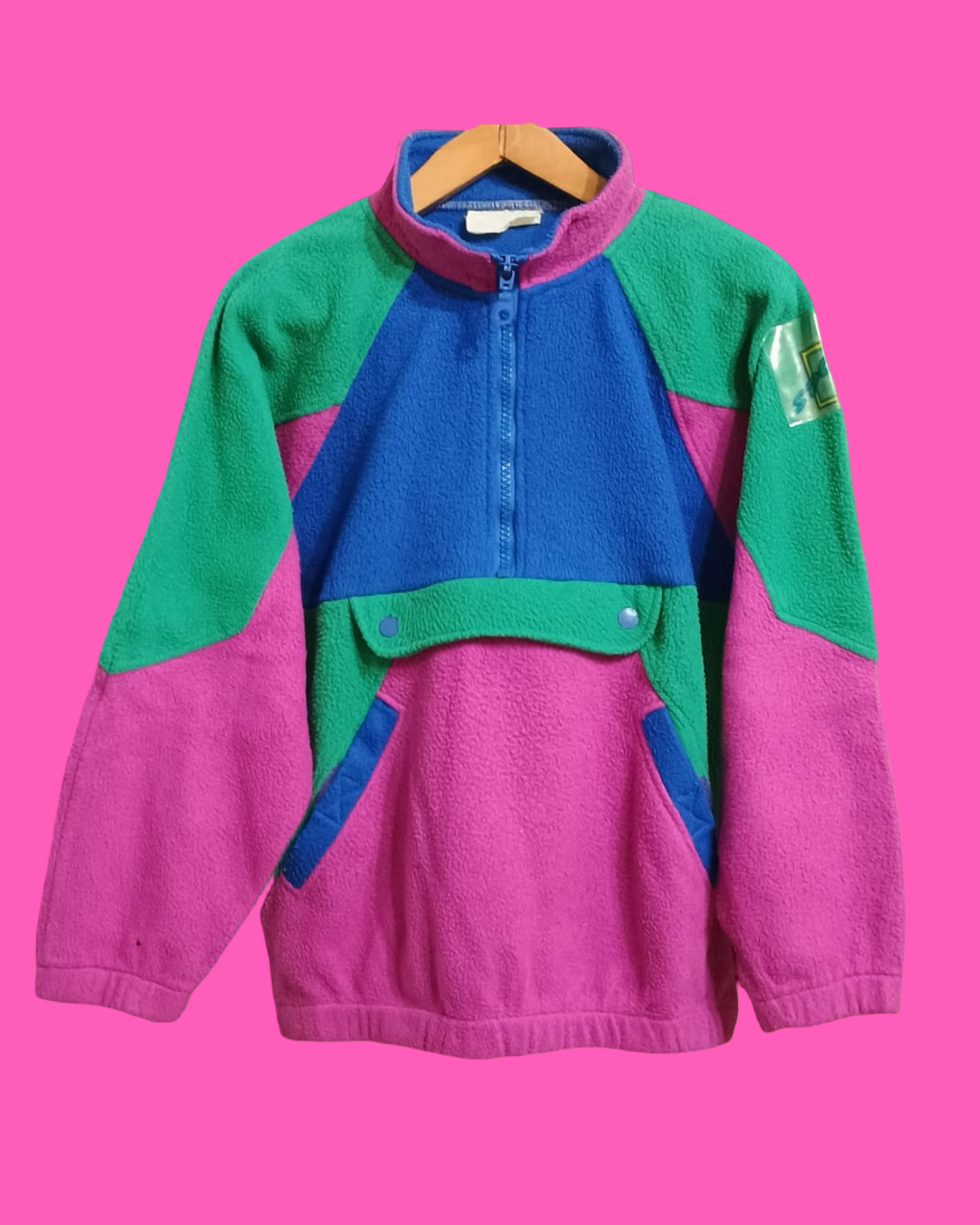 Vintage Multicolor Fantasy 90's Fleece Unisex Size L