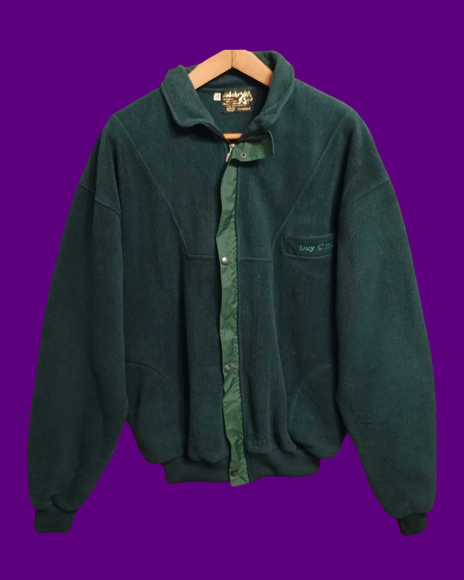 Vintage Multicolor Fantasy 90's Fleece Jacket Unisex Size XL