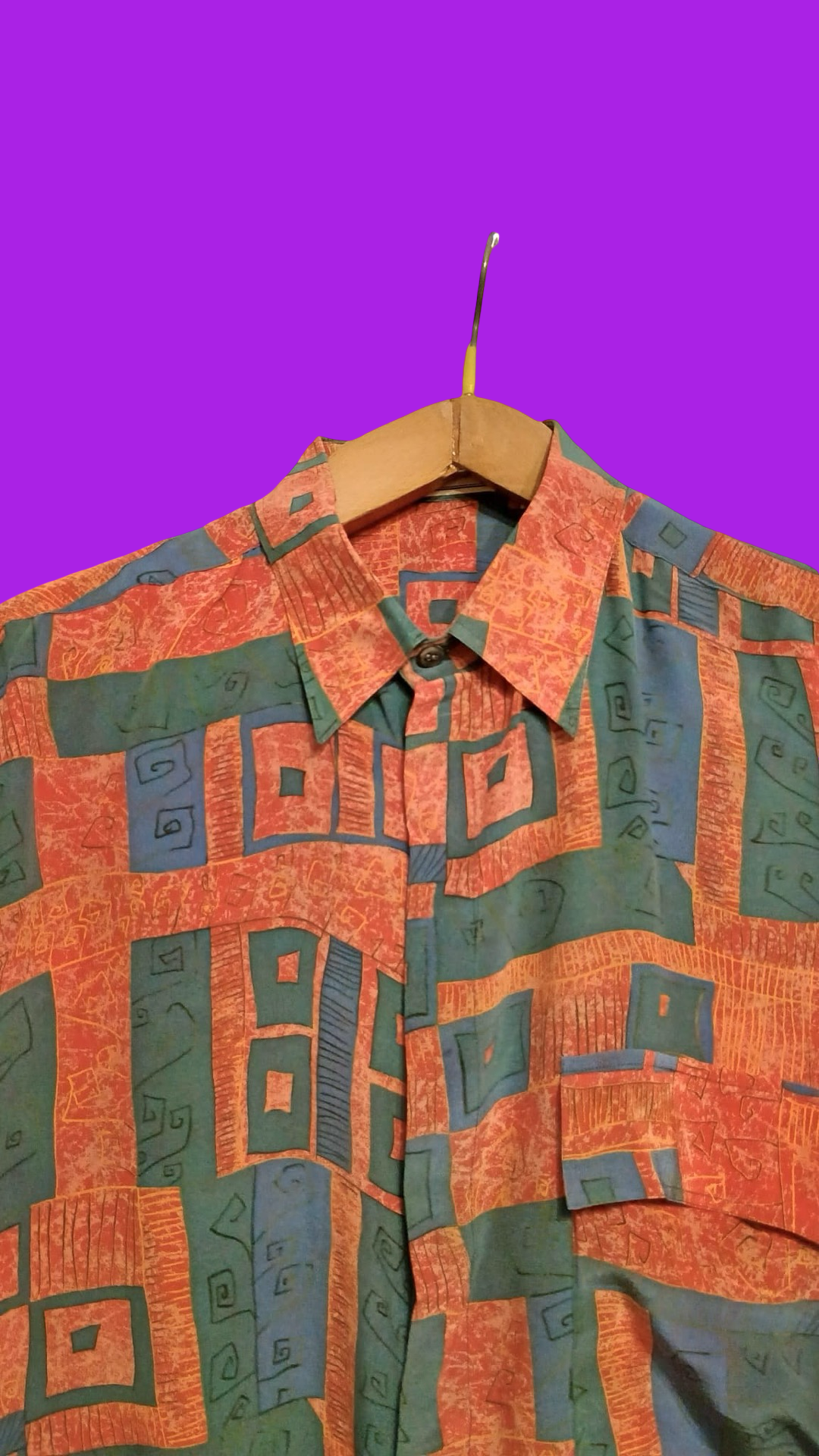 Vintage Multicolor Fantasy 90's Shirt Unisex Size M