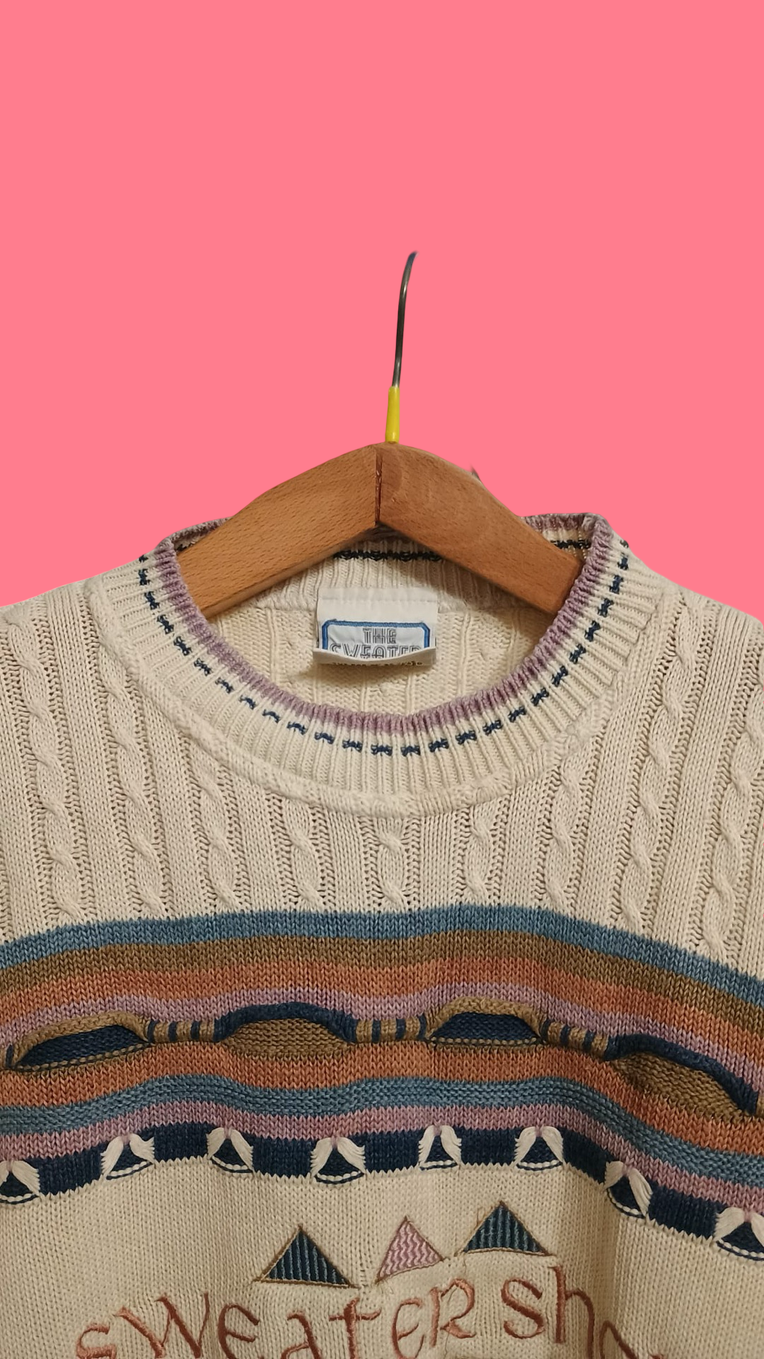 Vintage Multicolor Fantasy 90's Sweater Unisex Size L